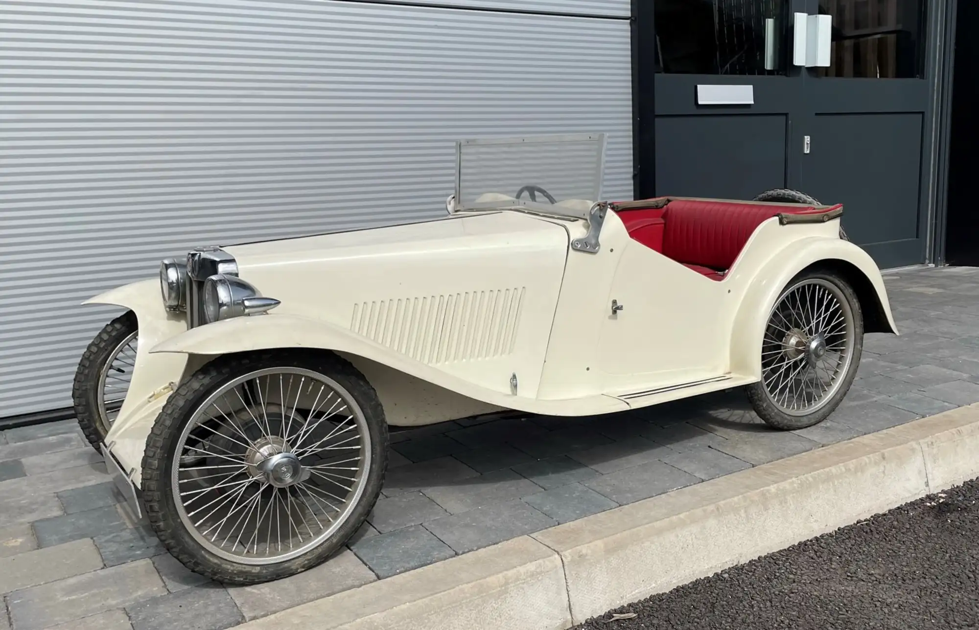 c.1990 Delightful MG TC 1:2 Scale Electric Childs Car-Sold