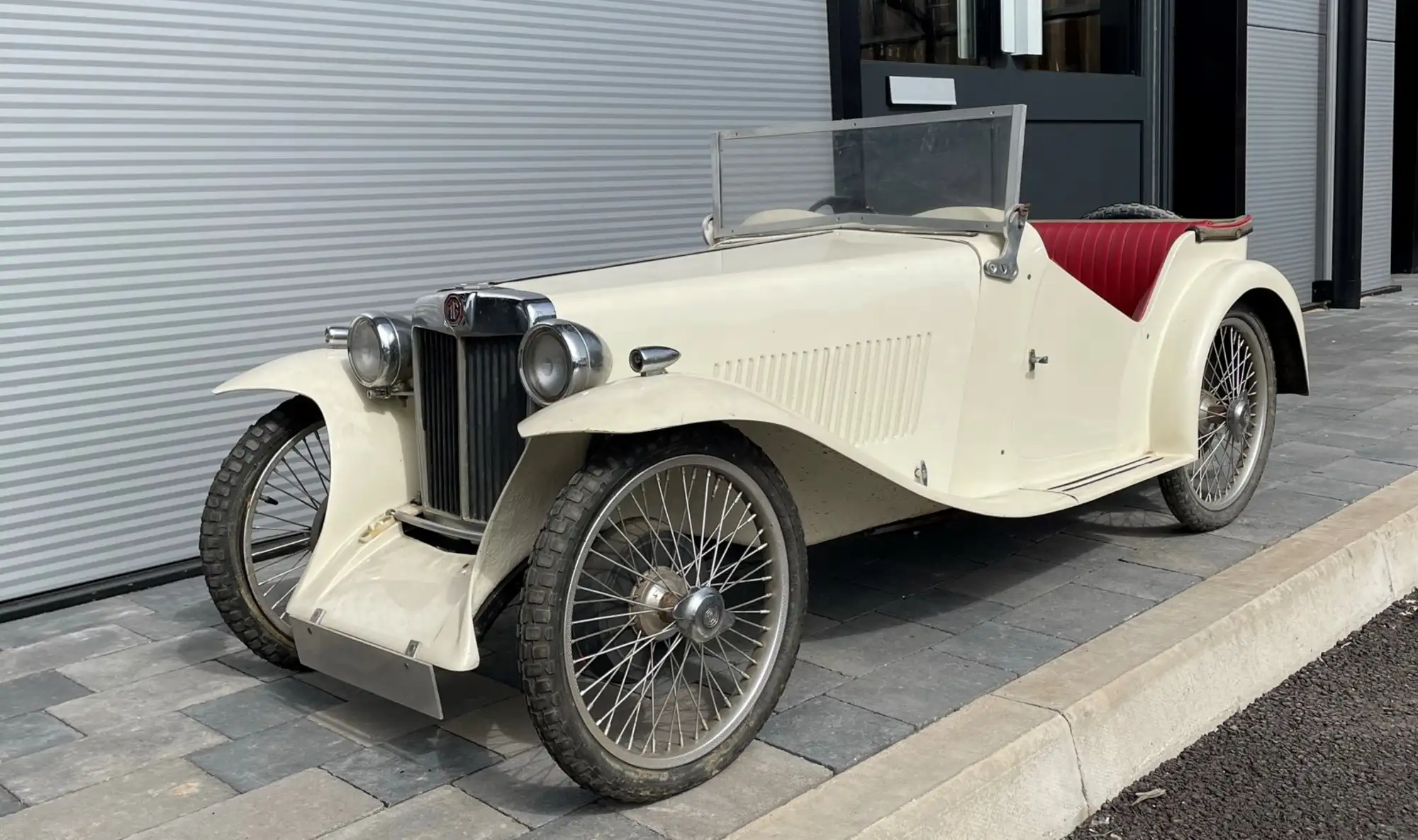 c.1990 Delightful MG TC 1:2 Scale Electric Childs Car-Sold