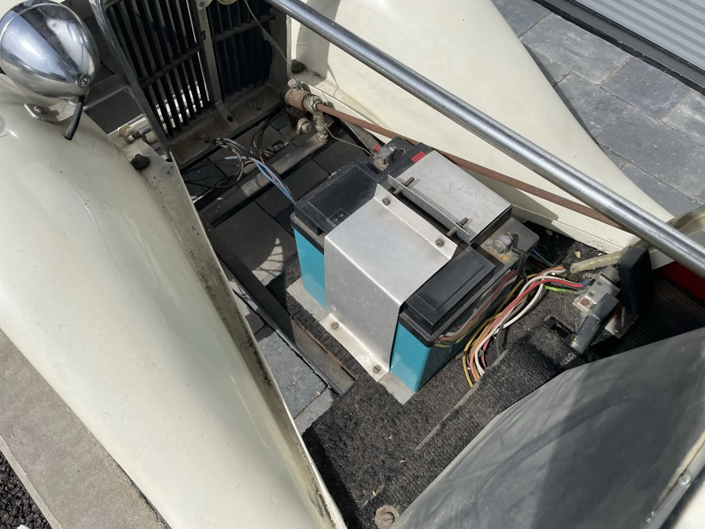 c.1990 Delightful MG TC 1:2 Scale Electric Childs Car-Sold