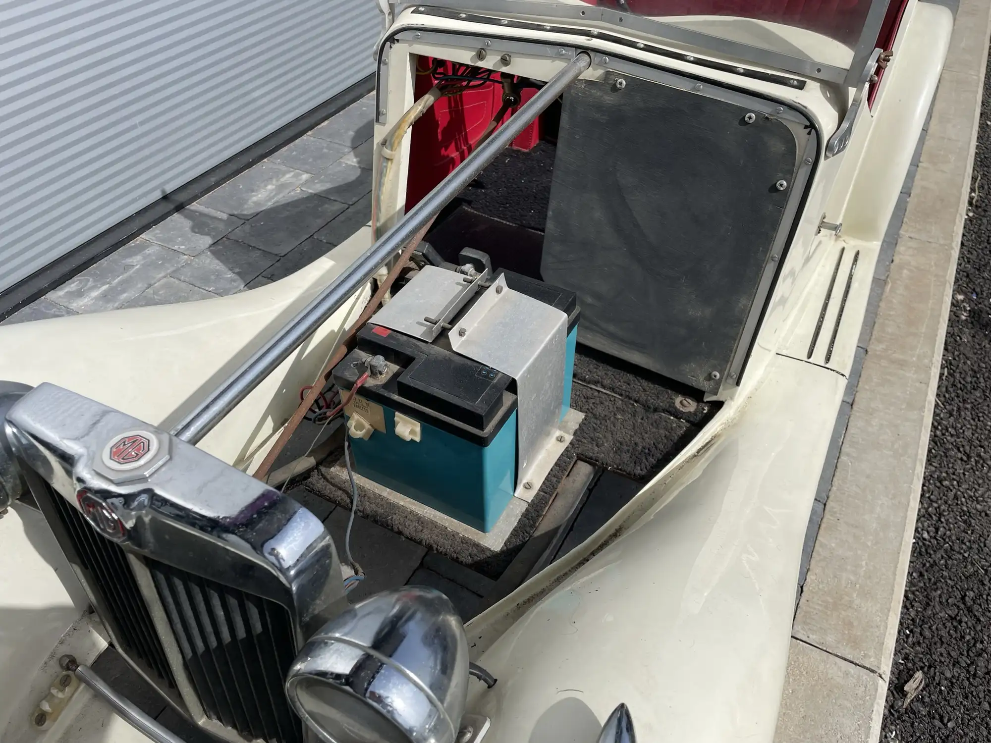 c.1990 Delightful MG TC 1:2 Scale Electric Childs Car-Sold