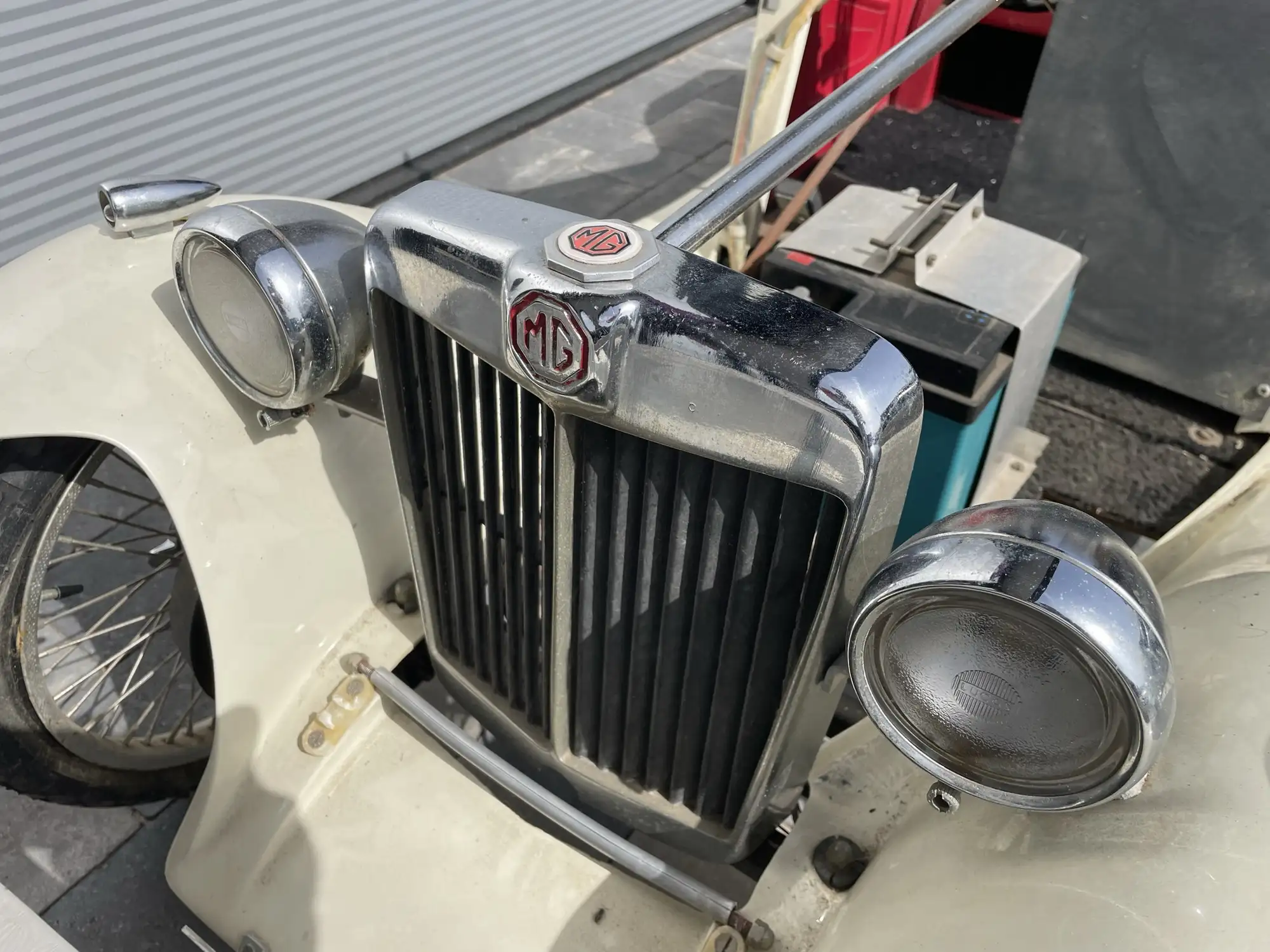 c.1990 Delightful MG TC 1:2 Scale Electric Childs Car-Sold