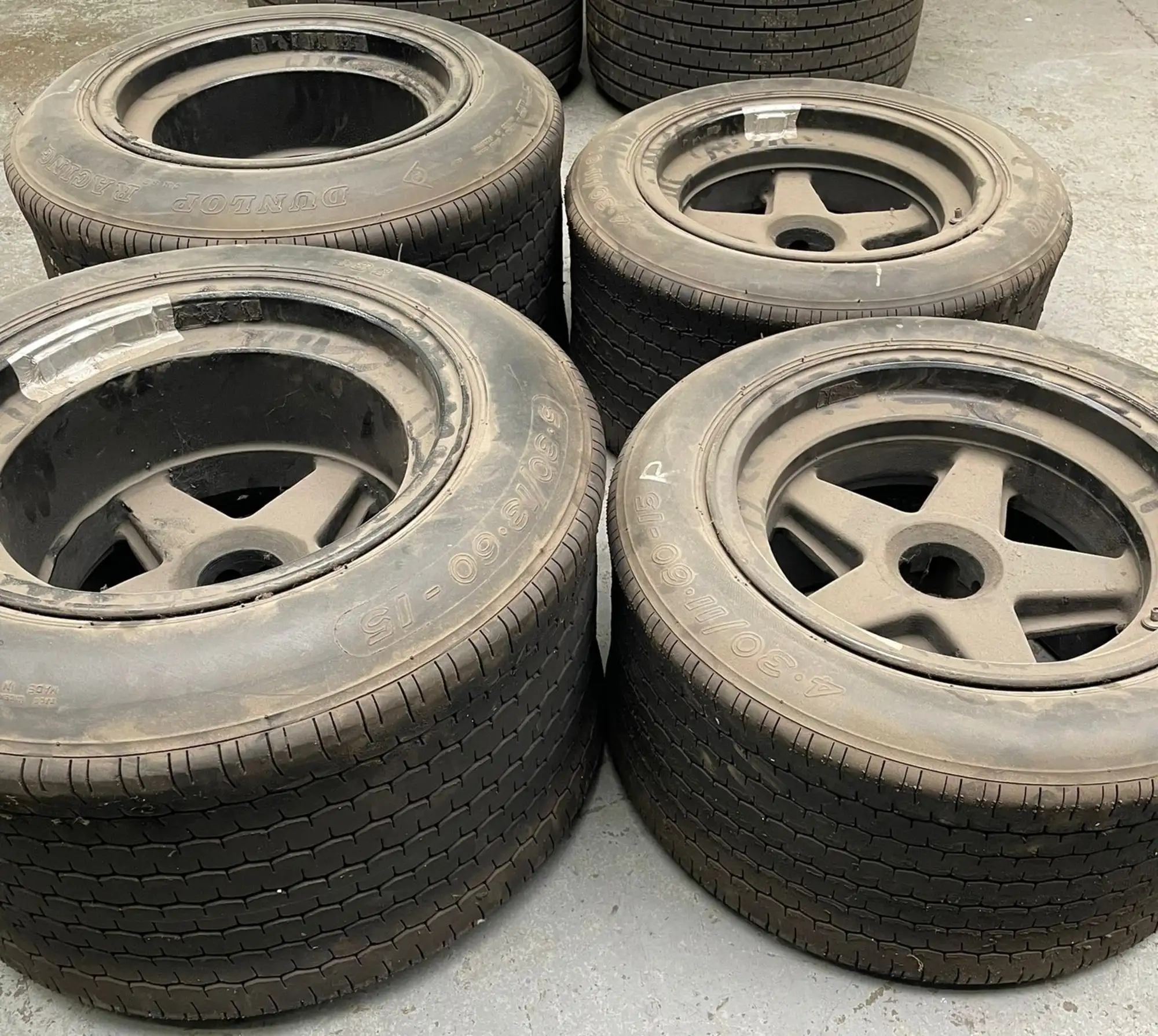 A Set of Four Porsche 911 RSR Magnesium Alloy Centrelock 5-S-Sold