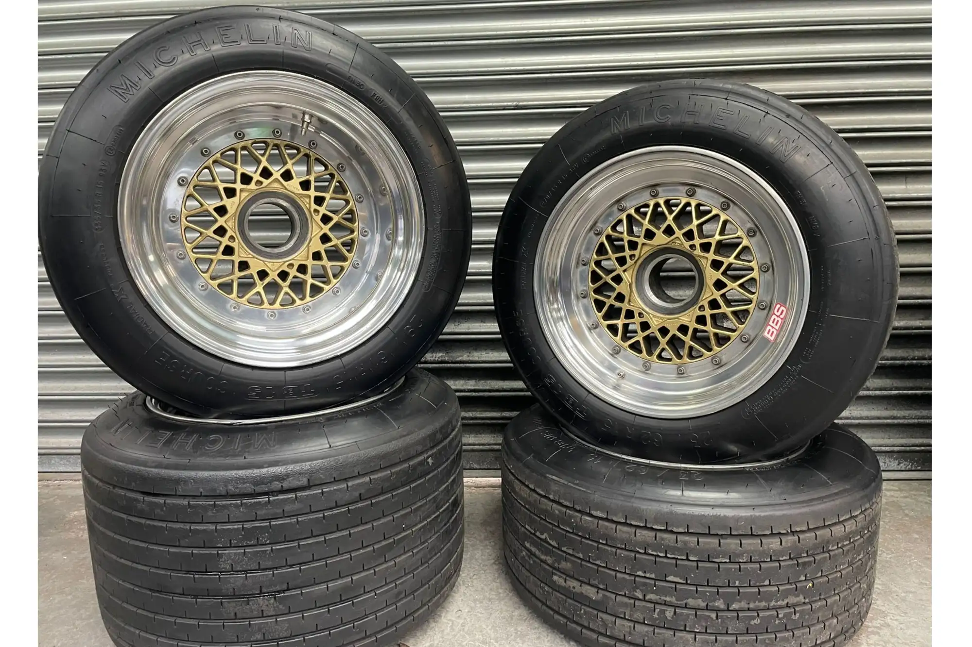A Set of Four BBS Centrelock Split Rim Alloy Wheels for a Po-For Sale