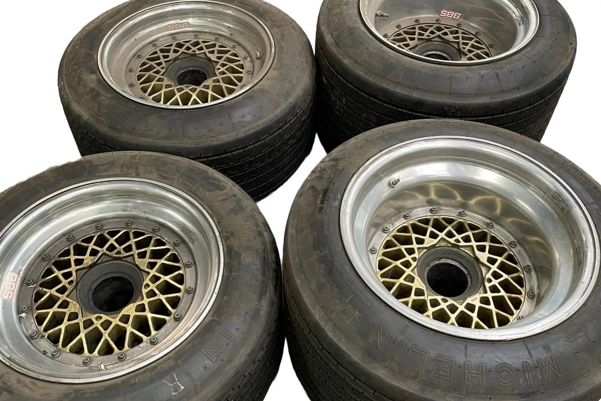 A Set of Four BBS Centrelock Split Rim Alloy Wheels for a Po-For Sale