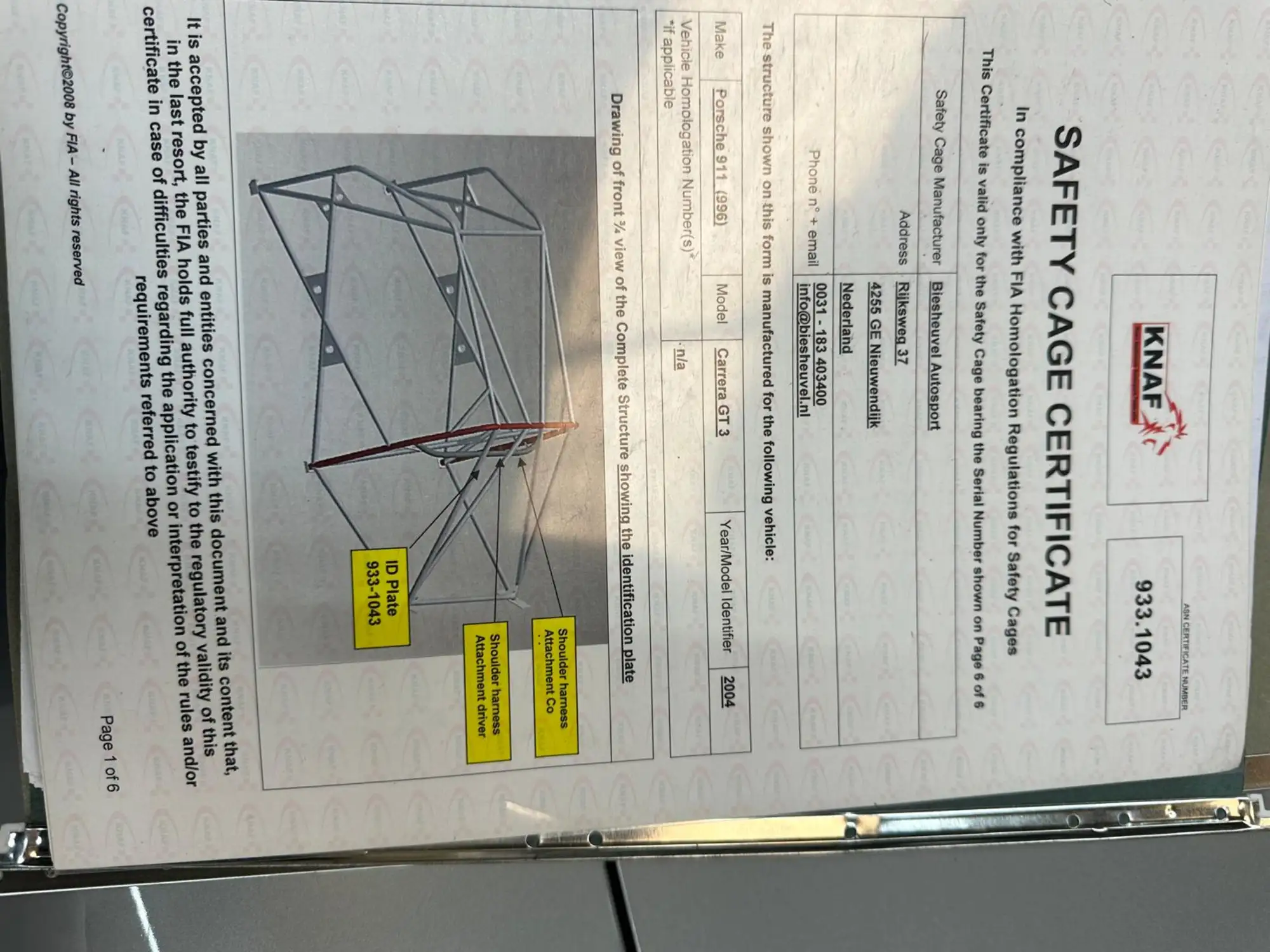 2003 Porsche 911 (996.2) GT3-For Sale