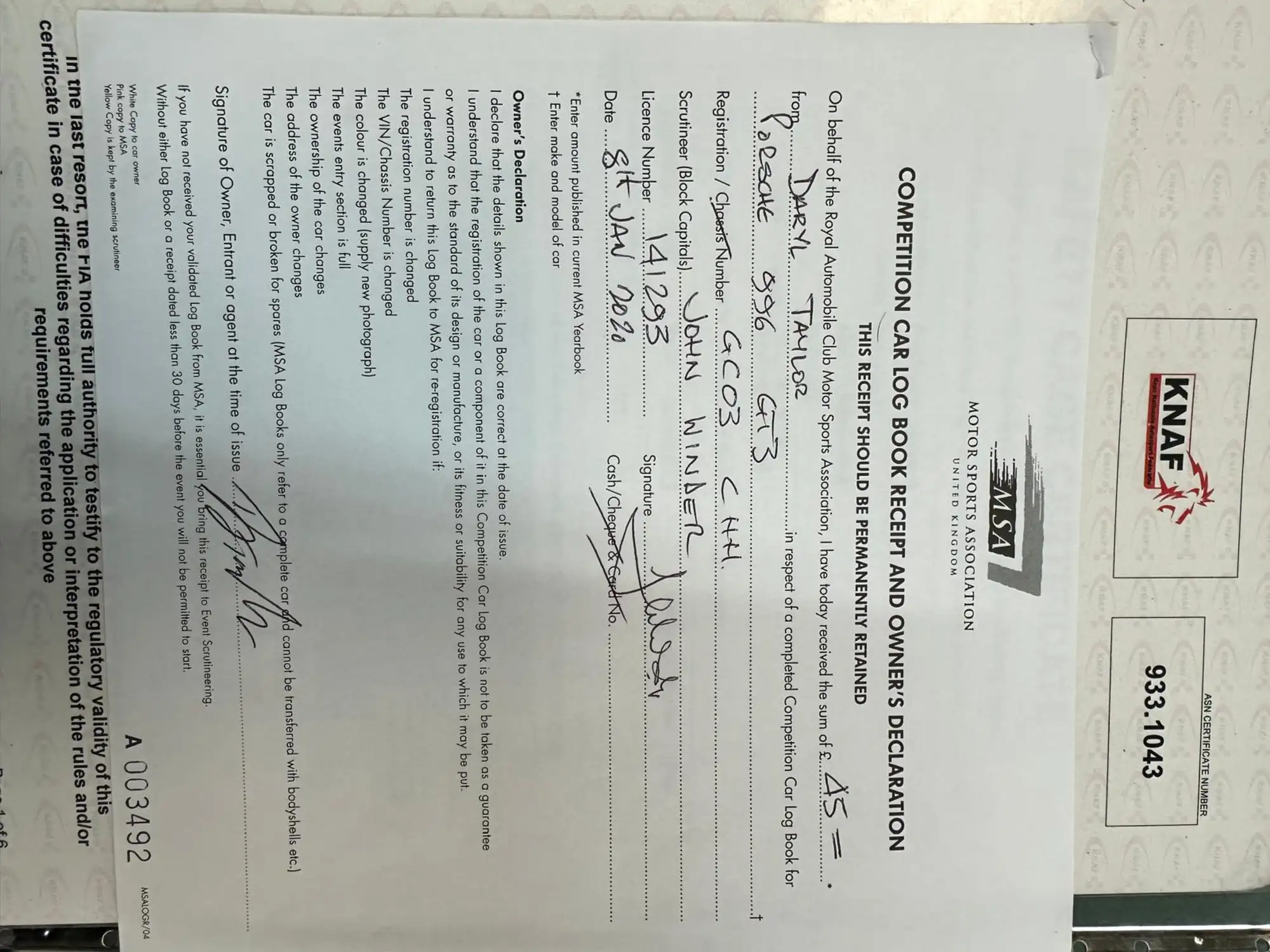 2003 Porsche 911 (996.2) GT3-For Sale