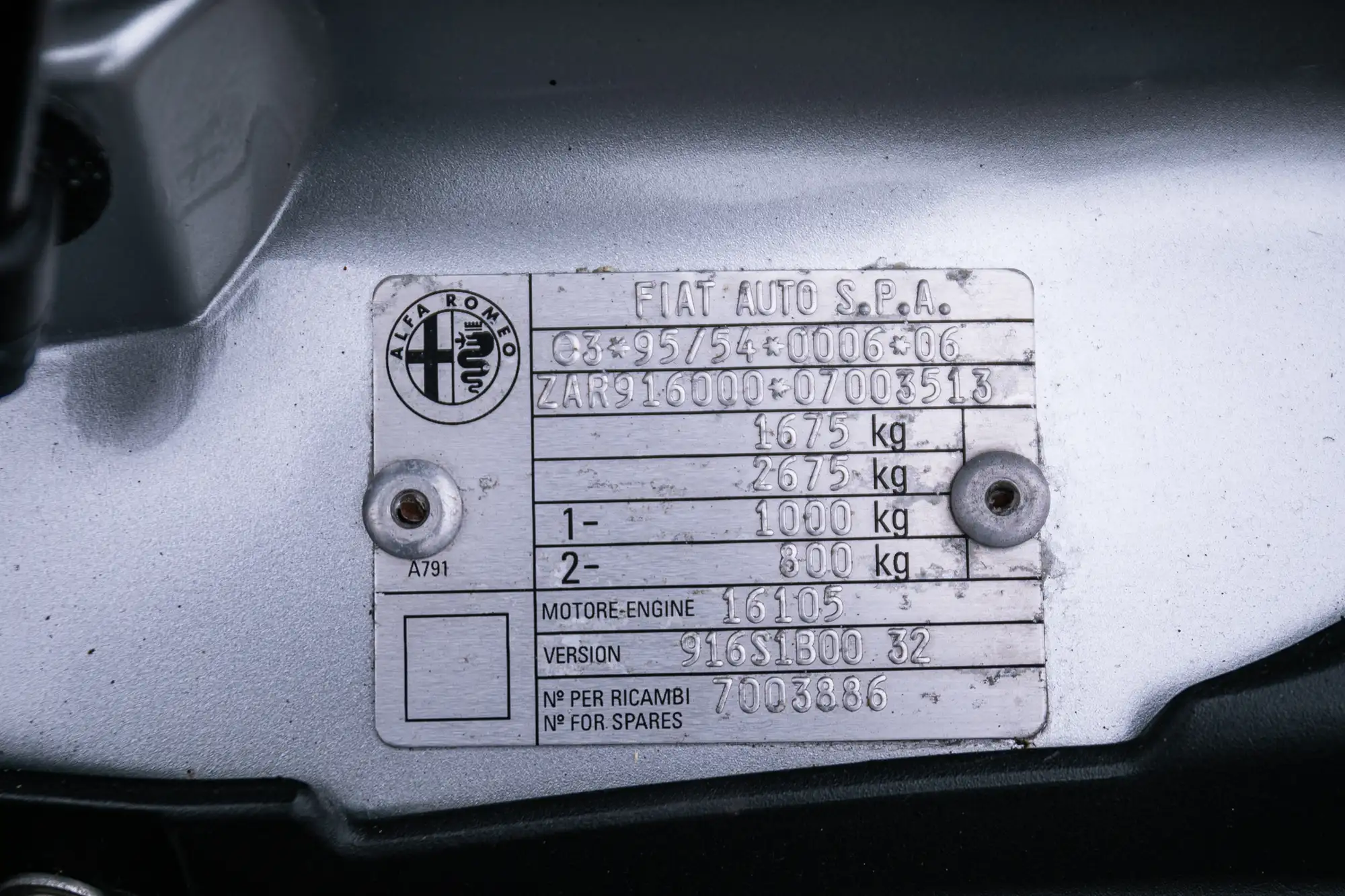 2002 Alfa Romeo Spider 3.0 V6 (916)-Sold