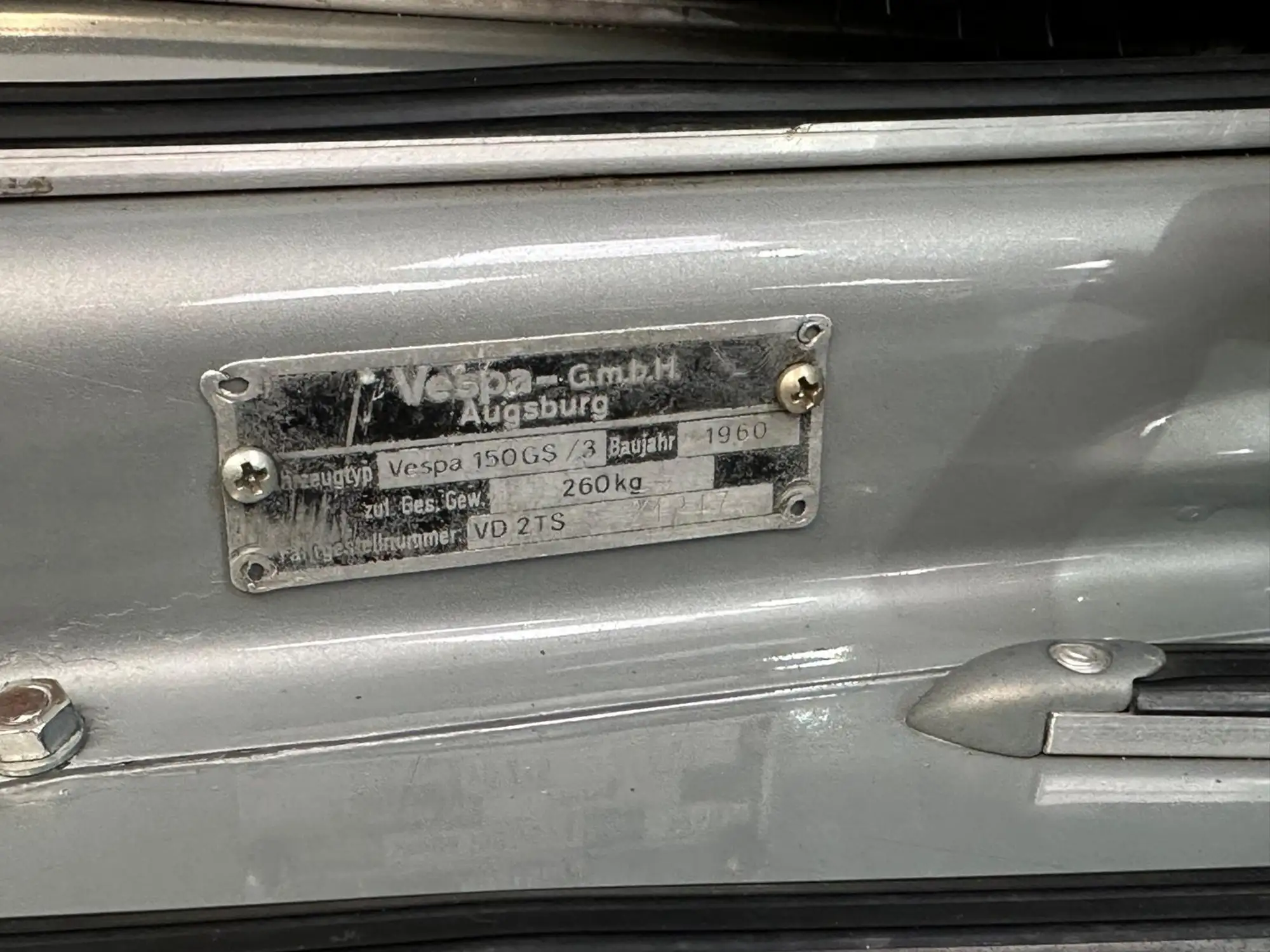 1960 Piaggio Vespa 150GS-Sold