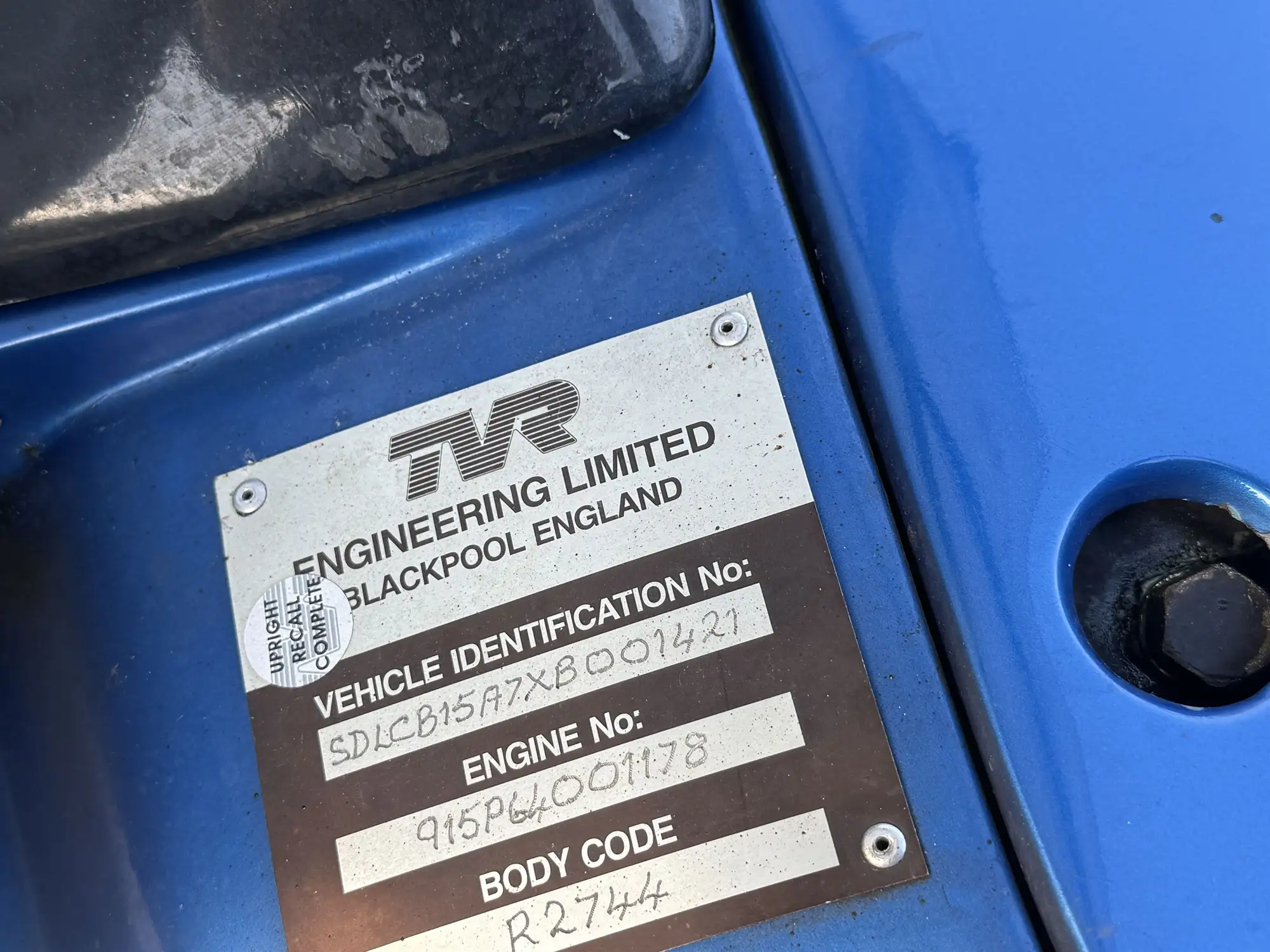 1999 TVR Cerbera Speed Six 4.0-For Sale