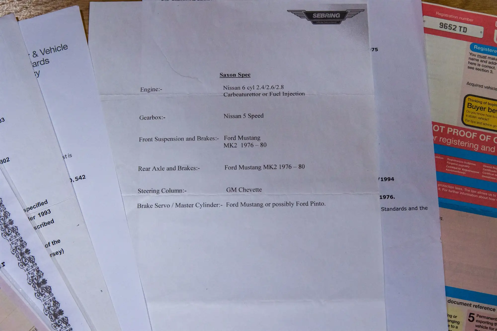 1991 Classic Roadsters Saxon 'Healey' 2.8 Convertible-For Sale