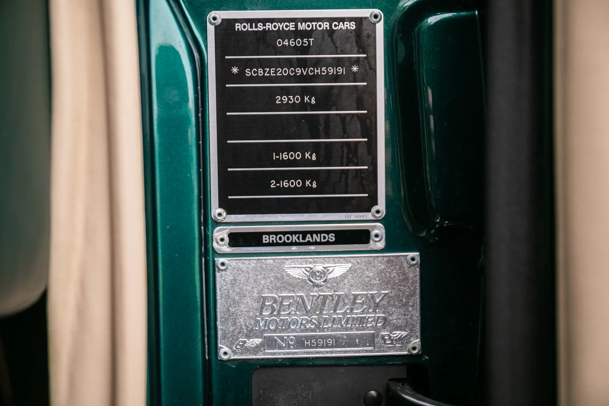 1996 Bentley Brooklands Sports Saloon-Sold