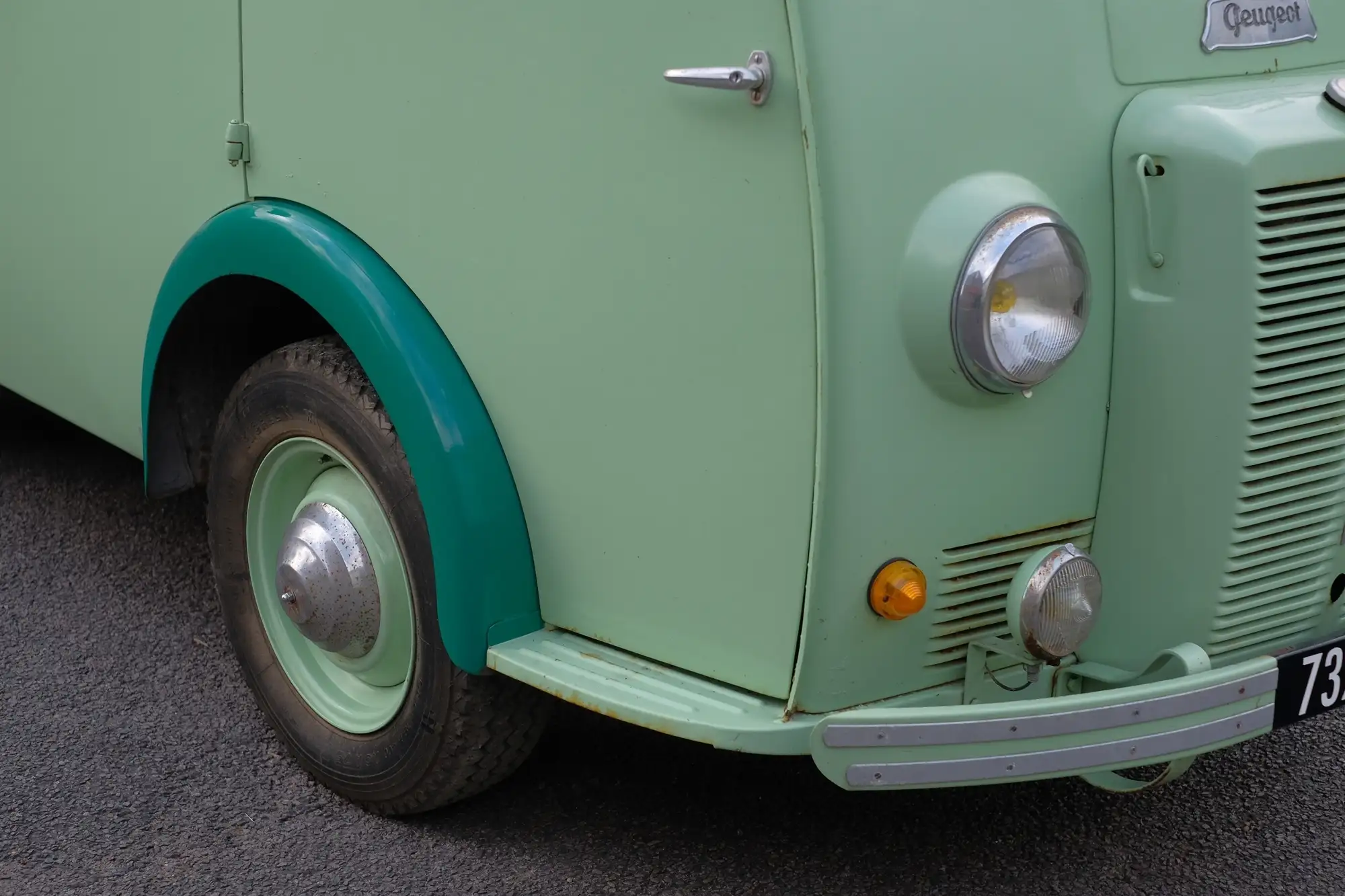 1955 Peugeot D3B Minibus Van-Sold