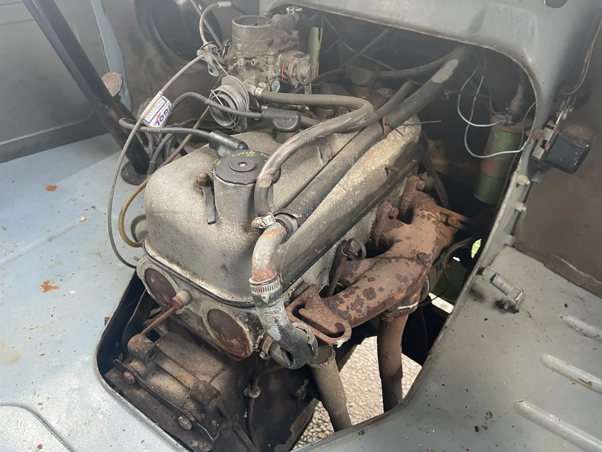 1955 Peugeot D3B Minibus Van-Sold