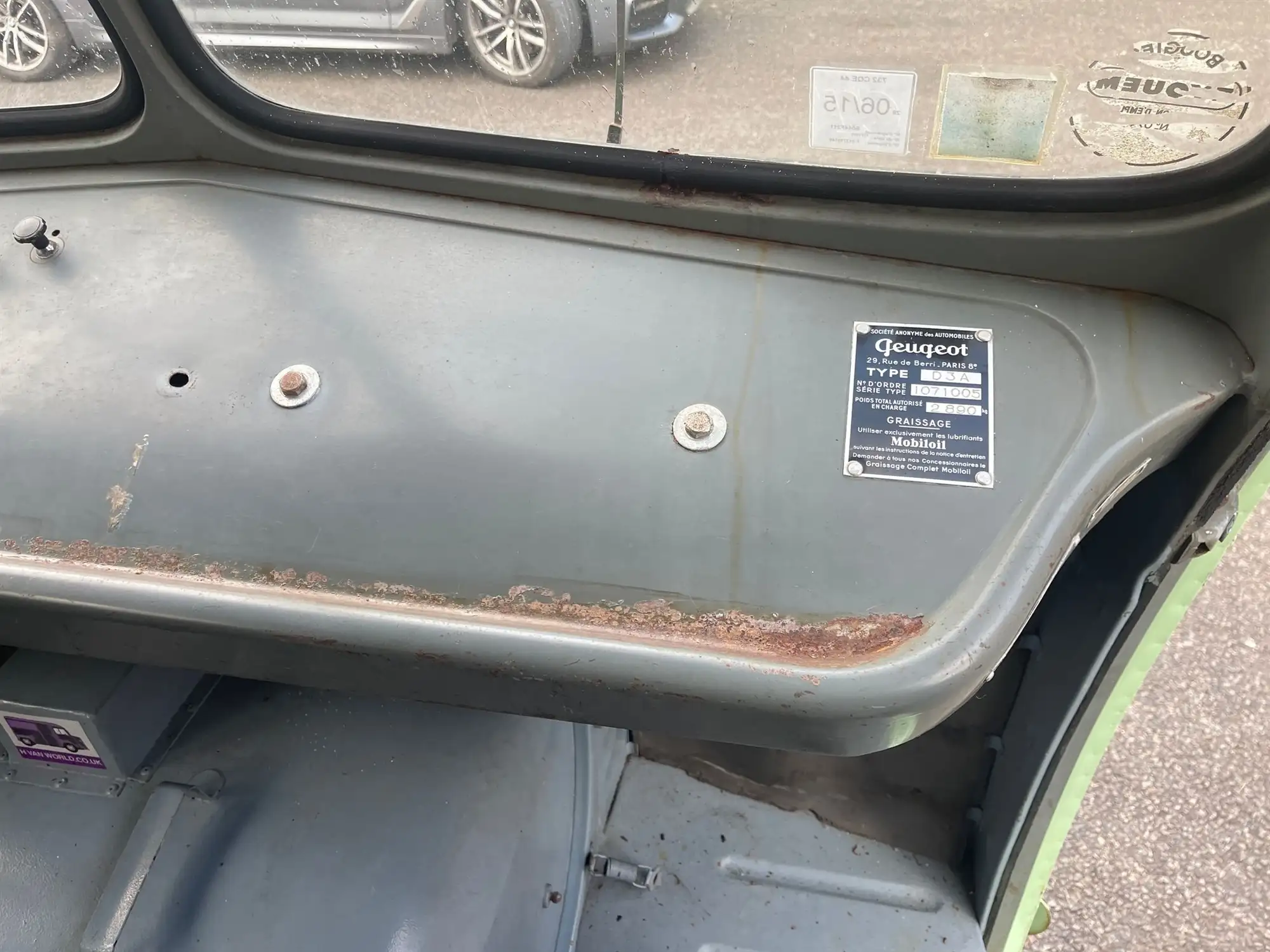 1955 Peugeot D3B Minibus Van-Sold