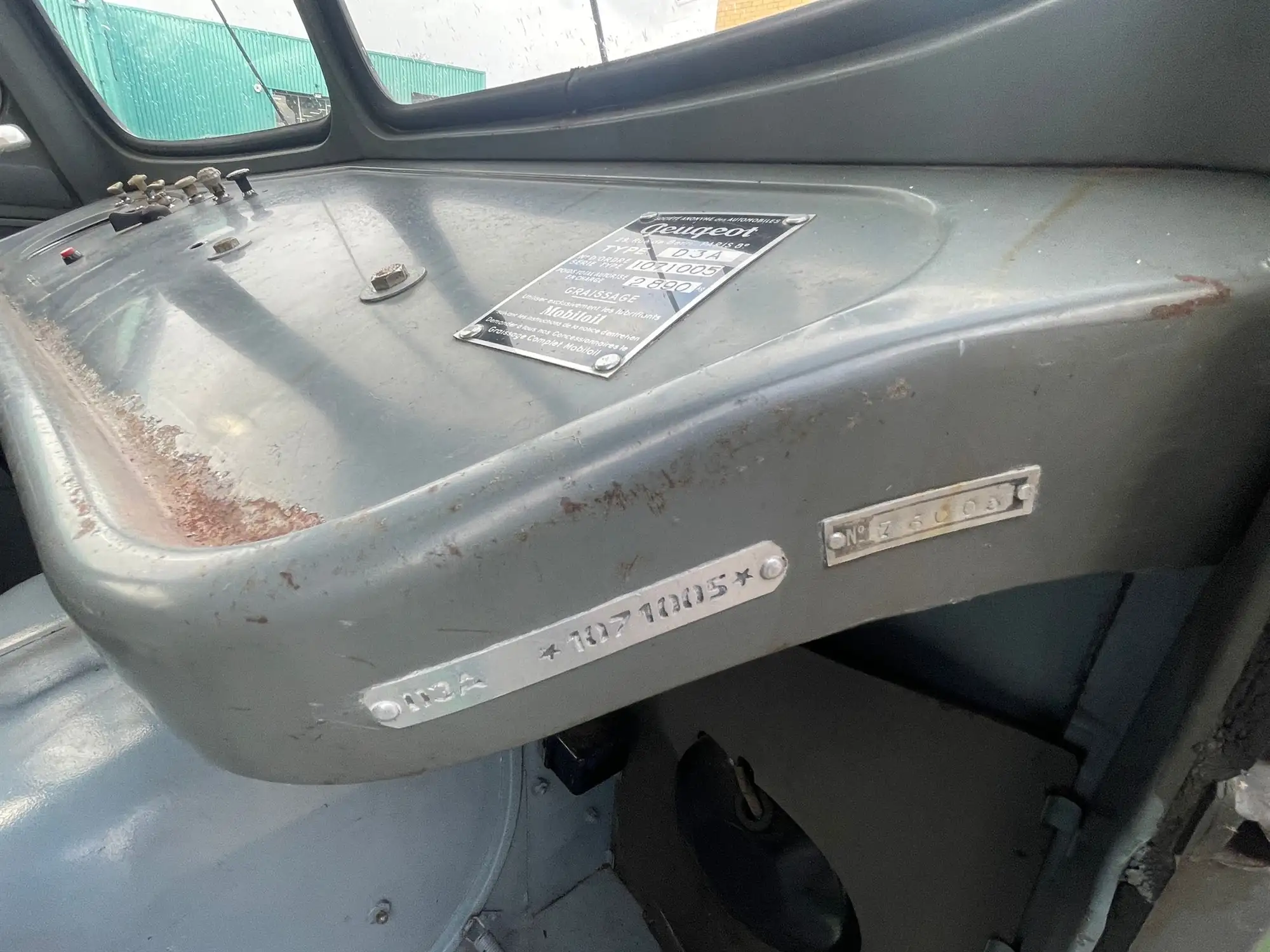 1955 Peugeot D3B Minibus Van-Sold