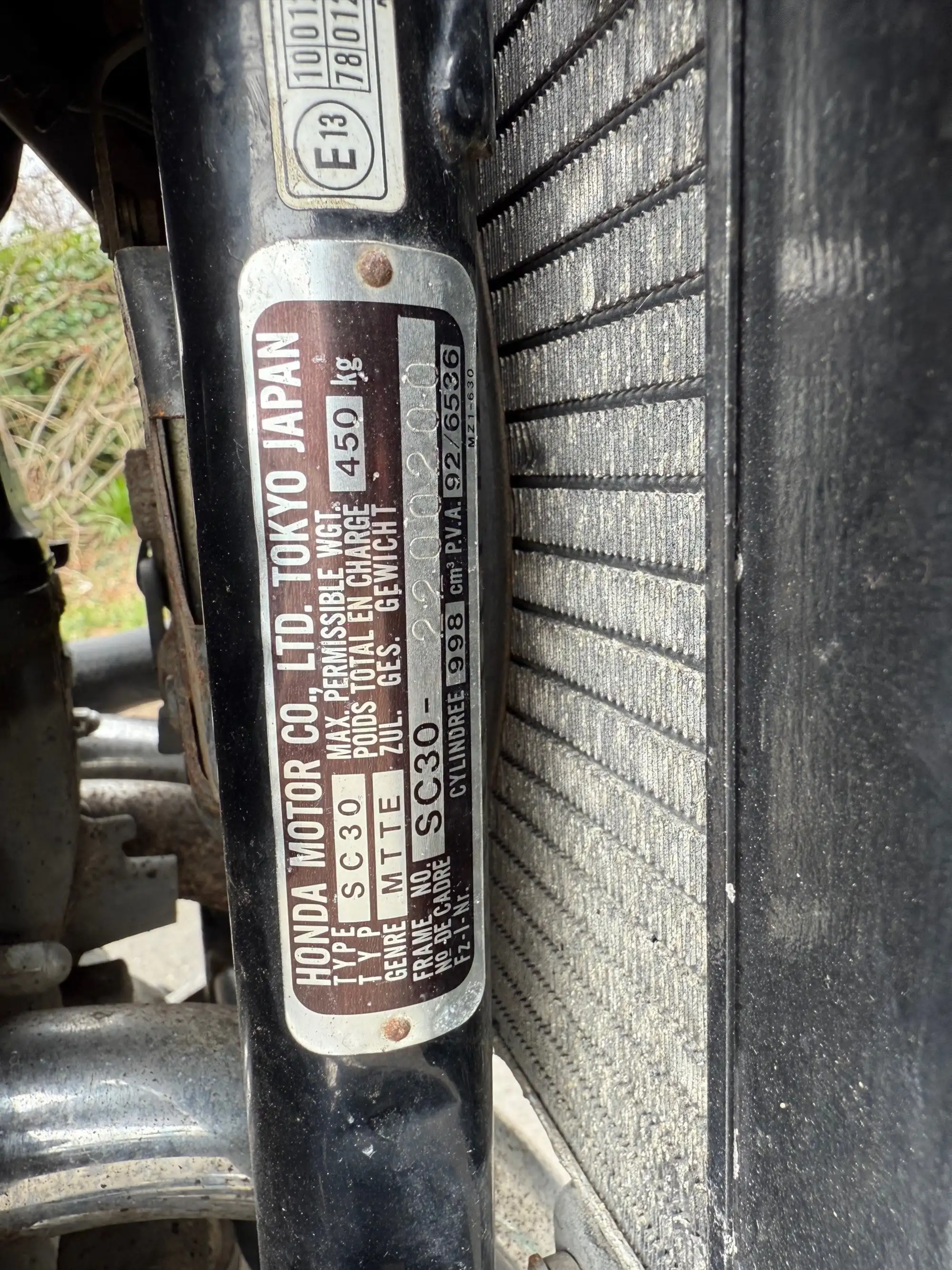 1996 Honda CB1000 Super Four 997cc-Sold