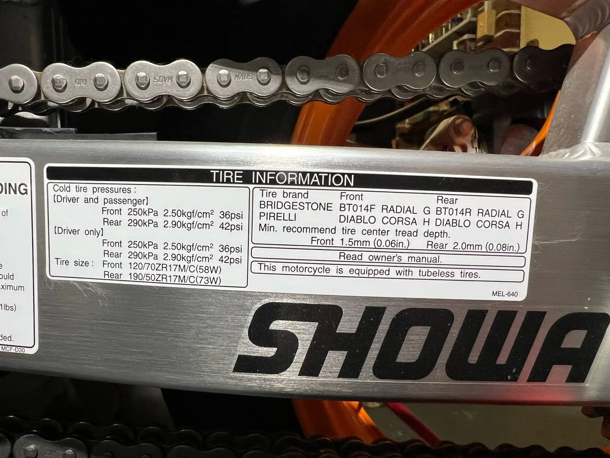 2005 Honda Fireblade CBR1000RR - Delivery Miles-For Sale