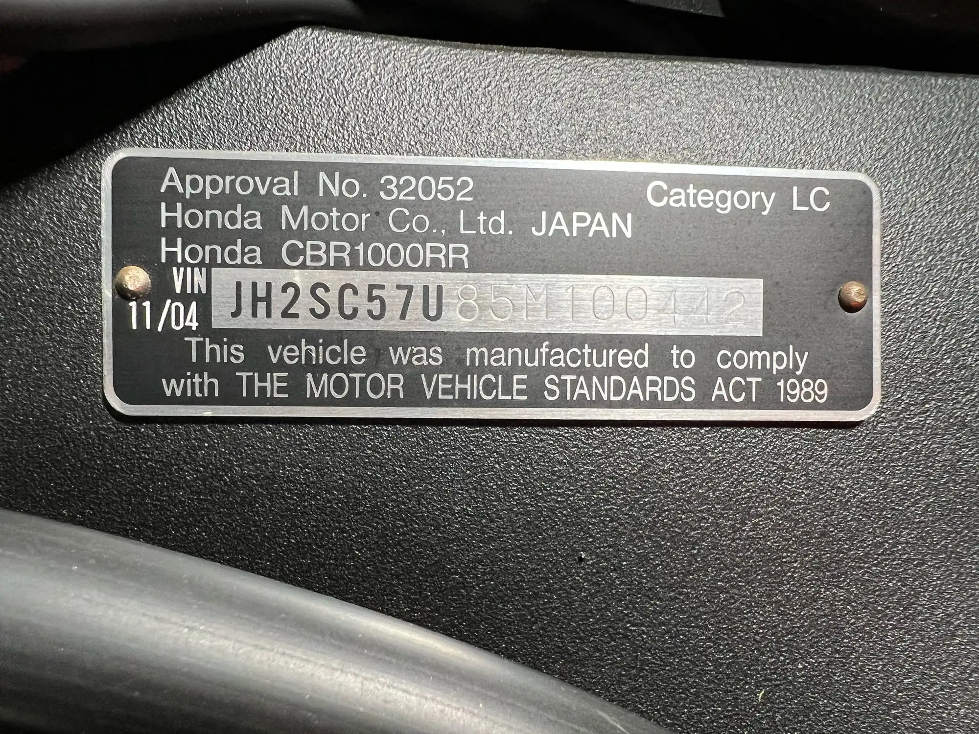 2005 Honda Fireblade CBR1000RR - Delivery Miles-For Sale