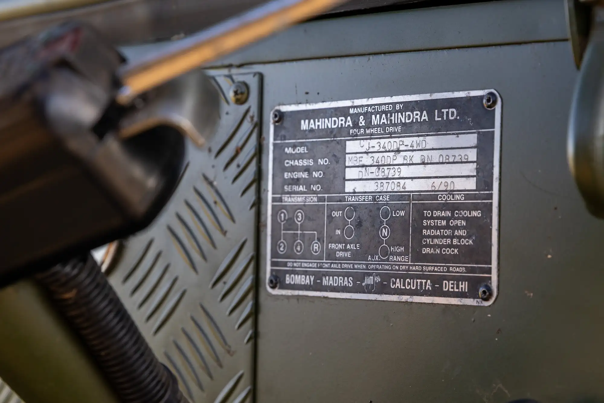 1990 Mahindra 'Jeep' CJ340-For Sale