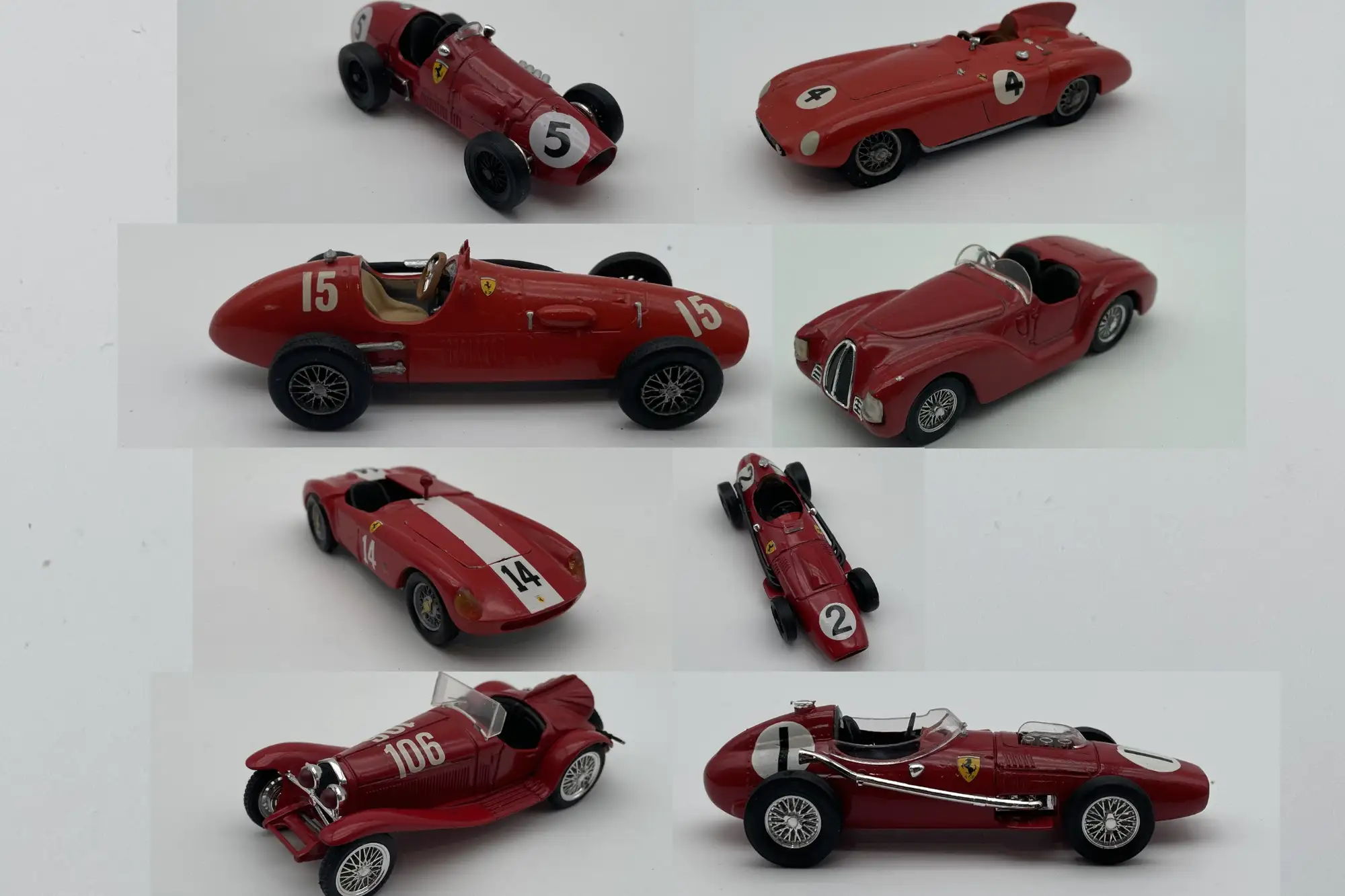 An Interesting Collection of Ferrari Racecar Models-For Sale