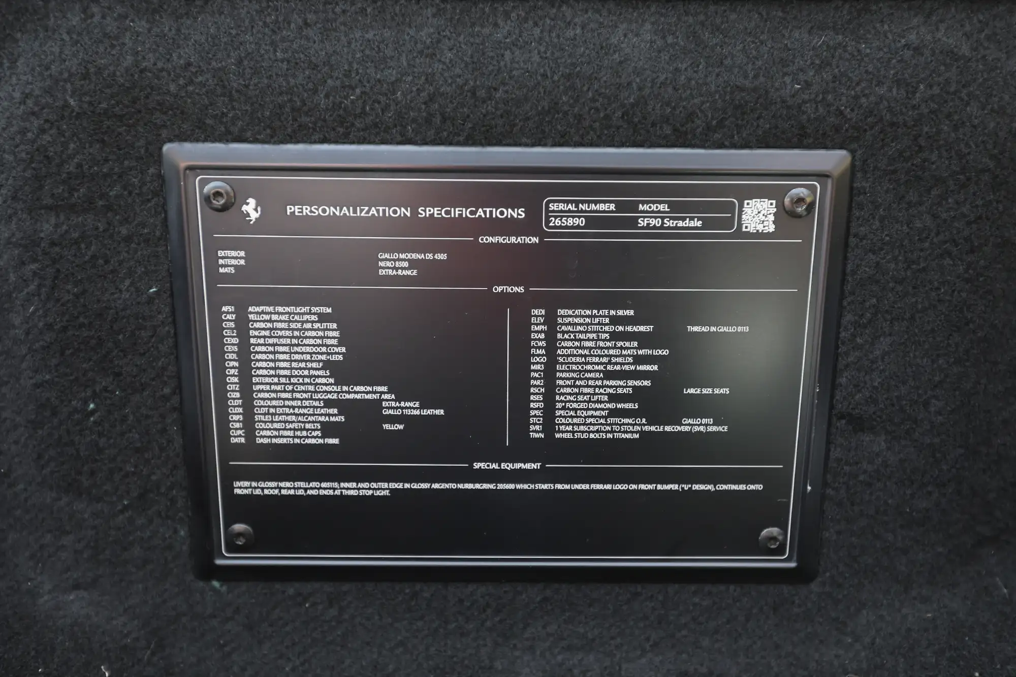 2021 Ferrari SF90 Stradale-Sold