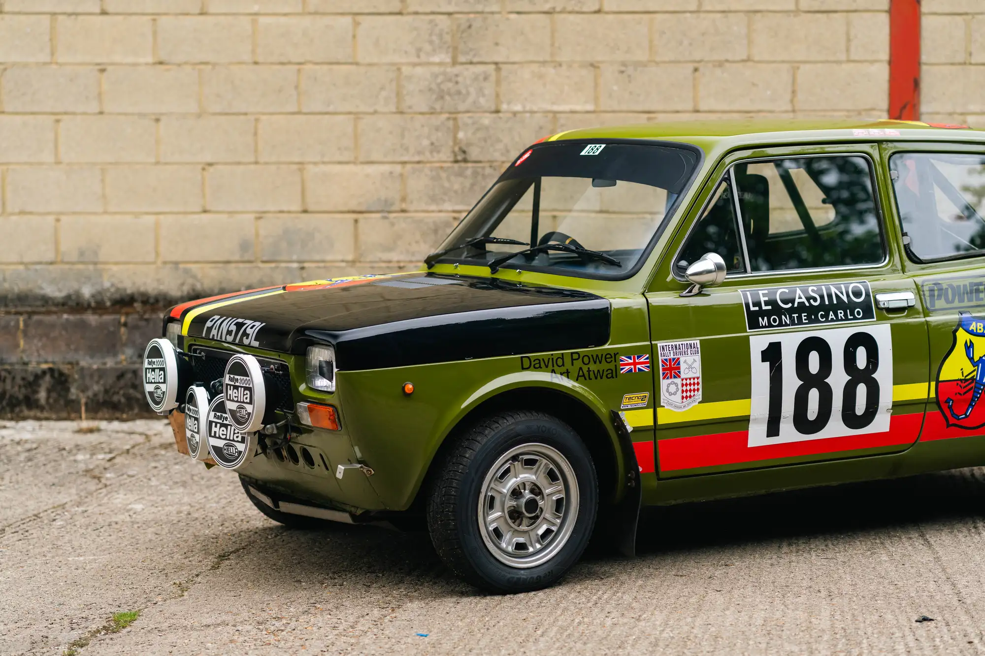 1973 Fiat Abarth 127 FIA-Approved Rally Car-For Sale