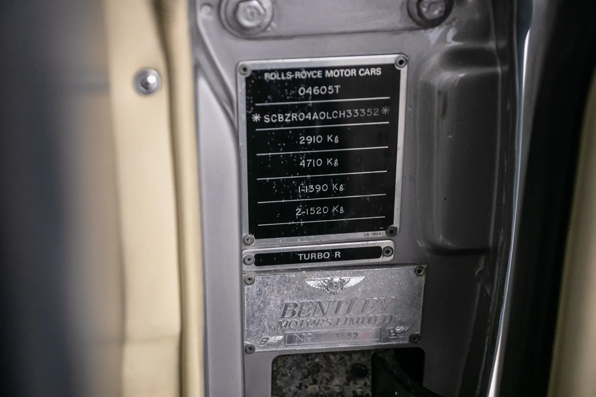 1991 Bentley Turbo R - Red Label-For Sale