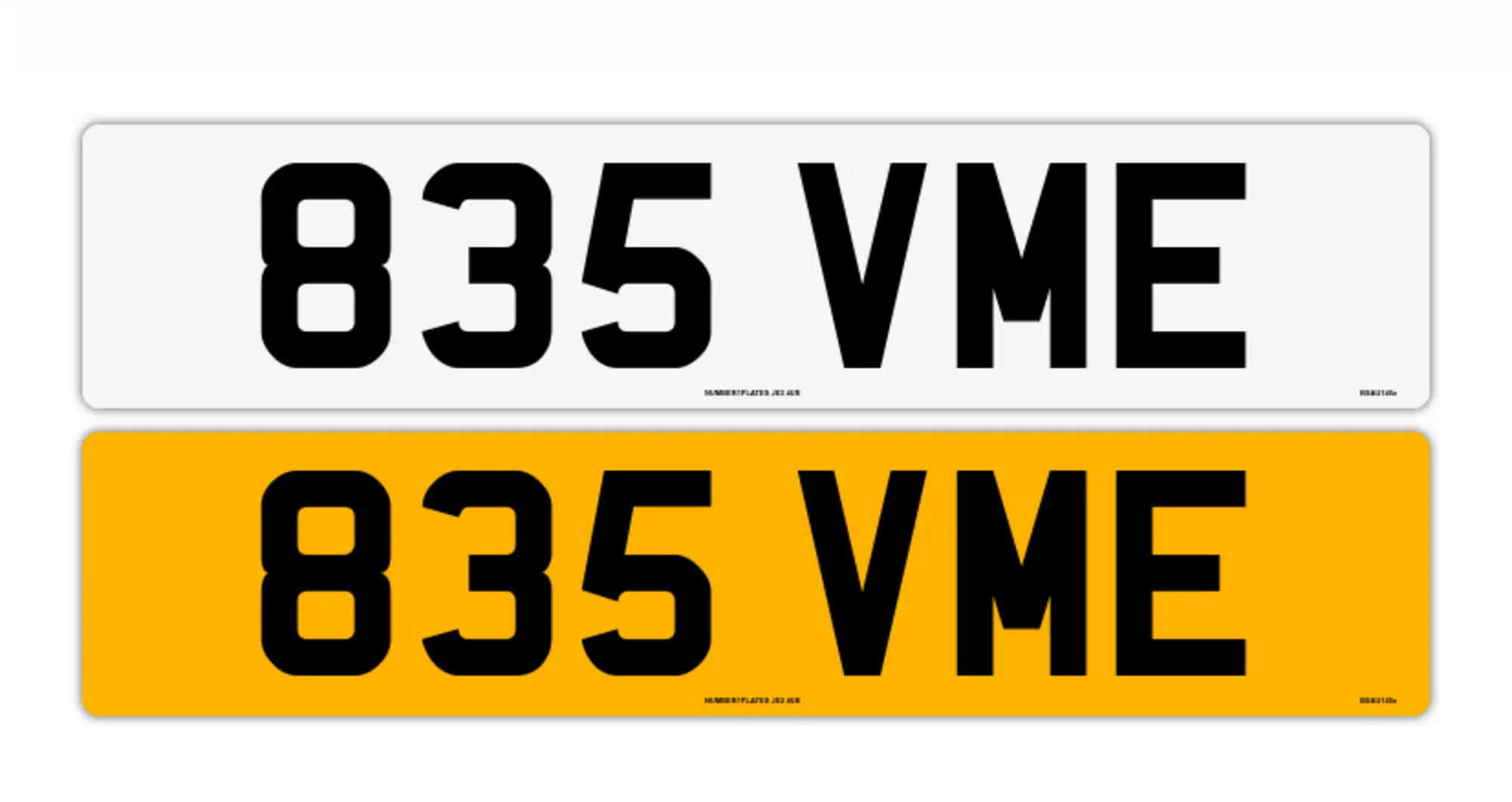 UK Registration 835 VMW-For Sale