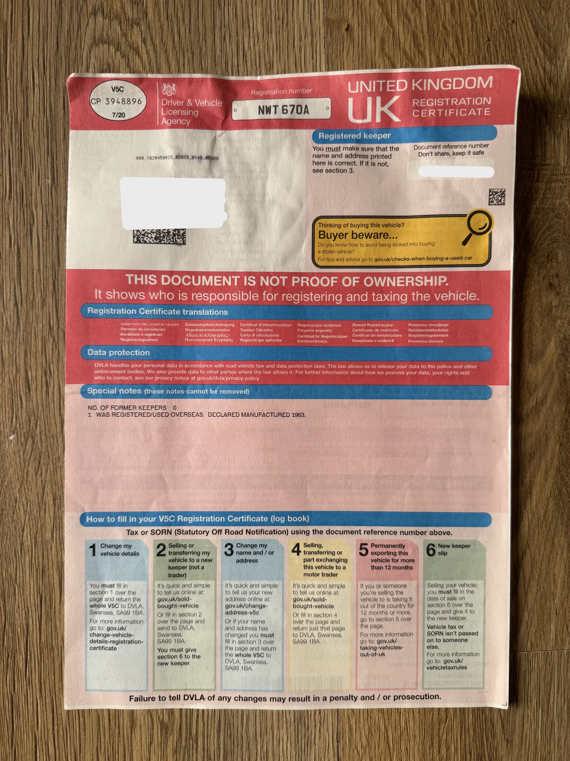 1963 Mercedes-Benz 220SE W111-For Sale