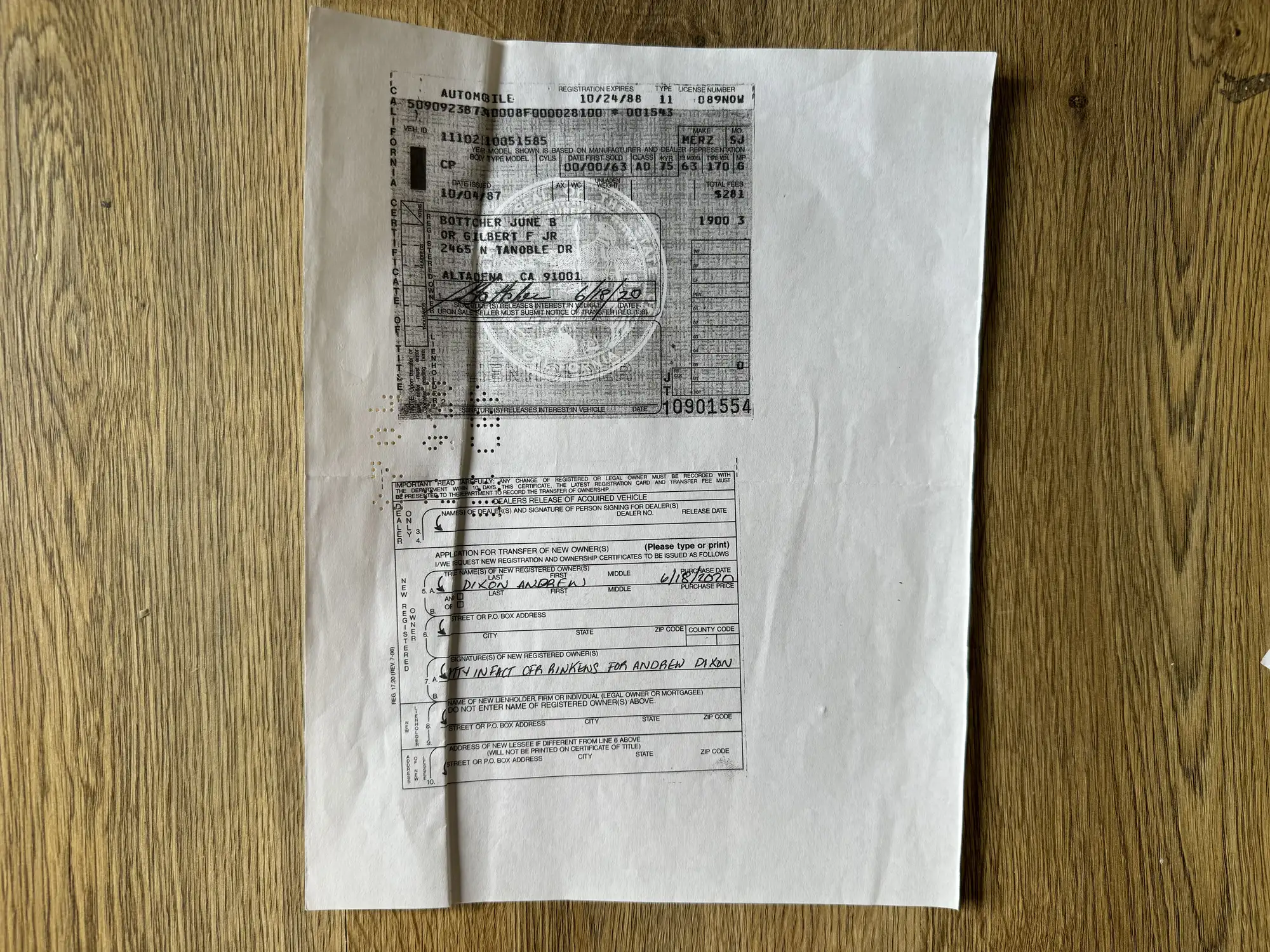 1963 Mercedes-Benz 220SE W111-For Sale