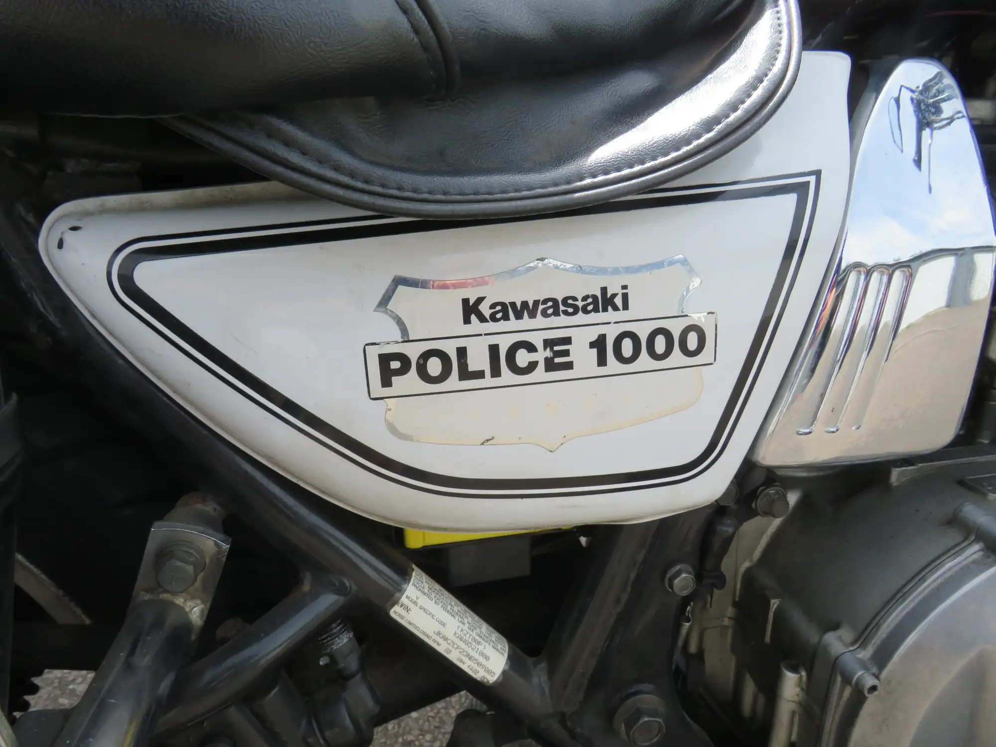 1992 Kawasaki KZ1000P Police bike 998cc-Sold