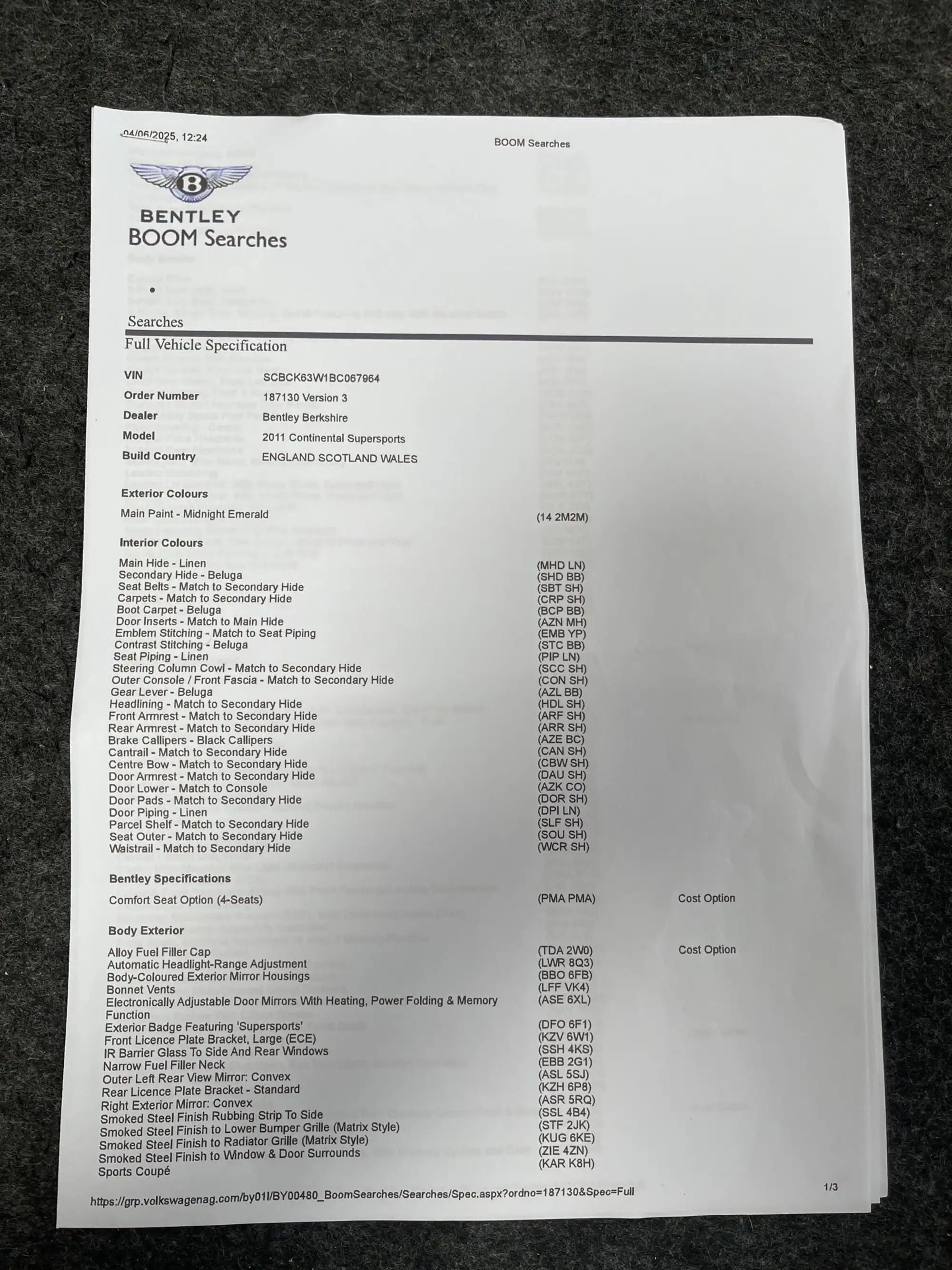 2010 Bentley Continental W12 Supersports-For Sale