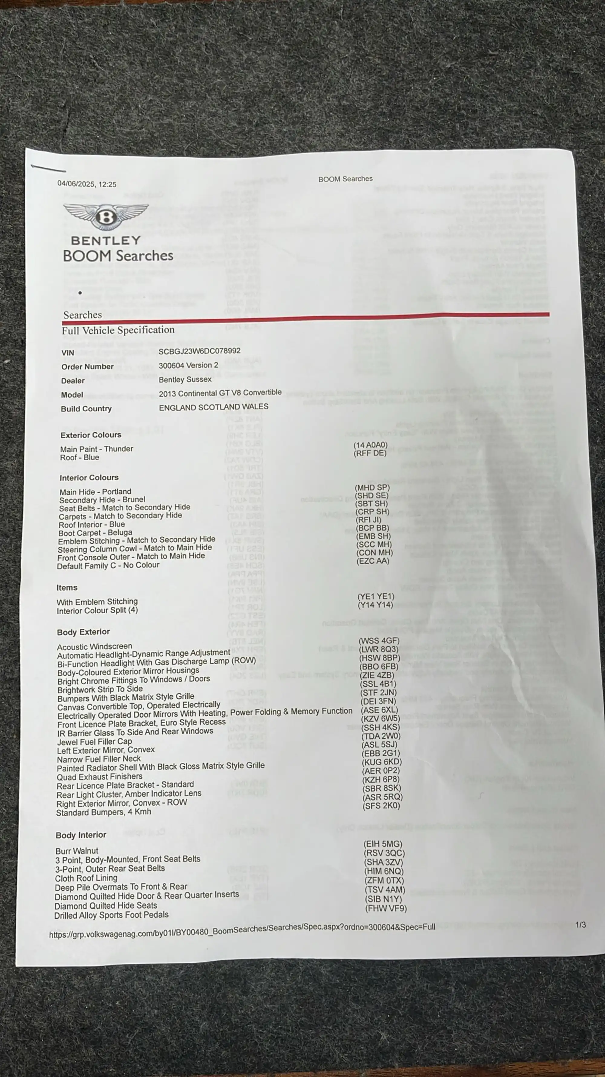 2012 Bentley Continental GTC V8-Sold
