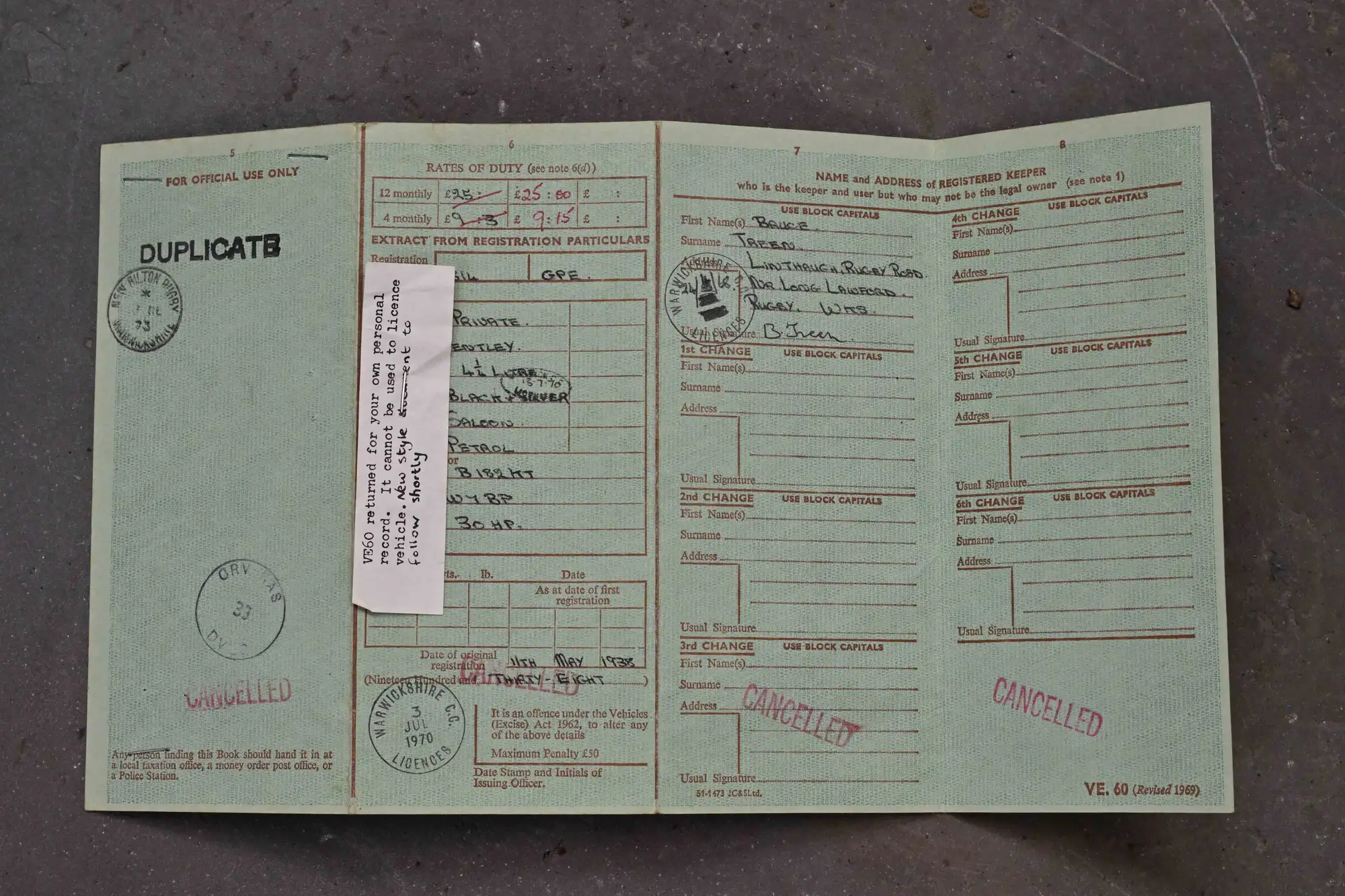 1938 Bentley 4 1/4 Litre Park Ward Pillarless Saloon-Sold