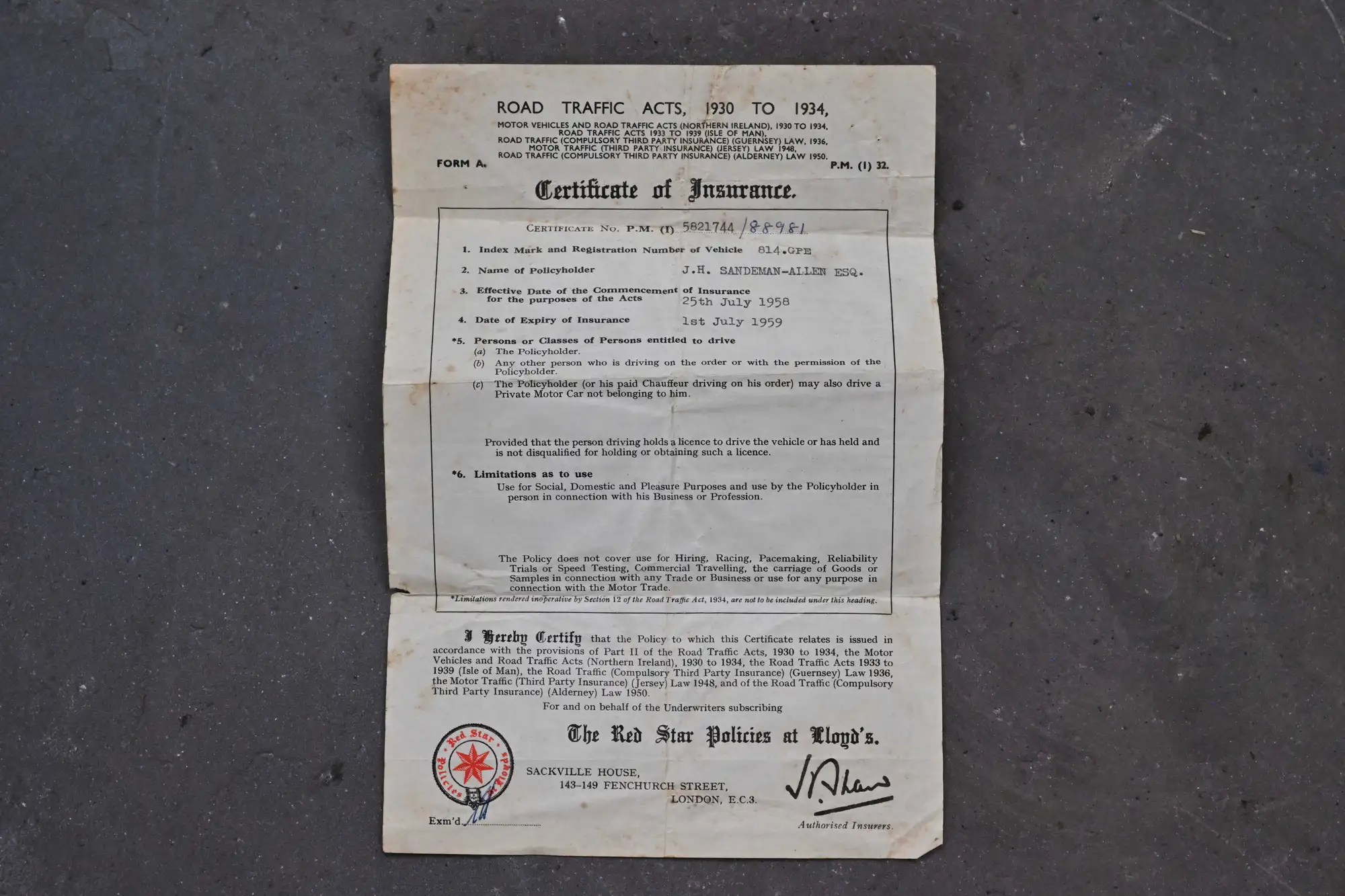 1938 Bentley 4 1/4 Litre Park Ward Pillarless Saloon-Sold