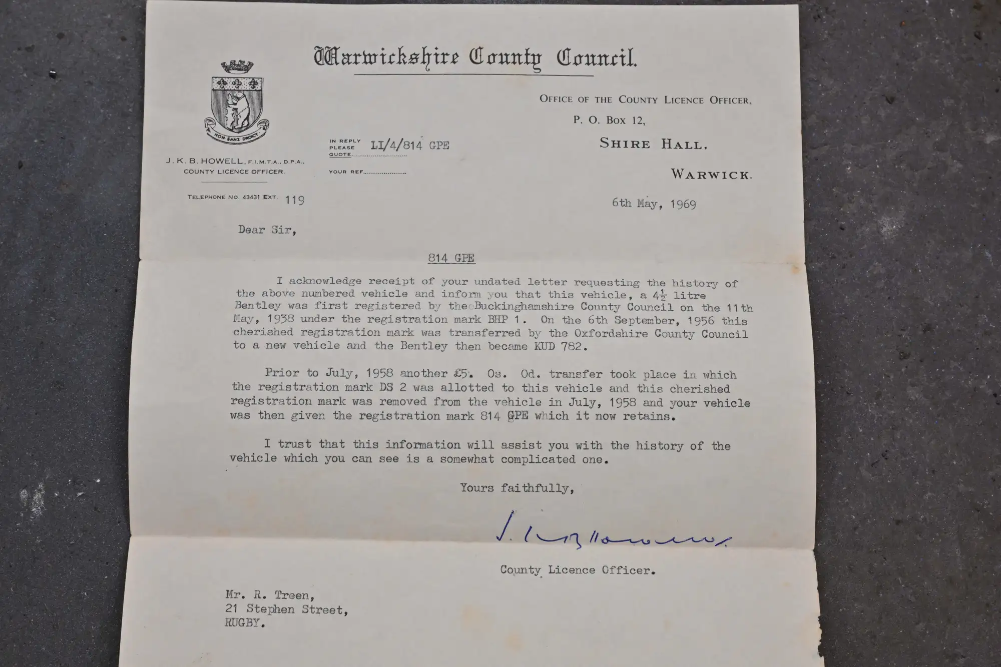 1938 Bentley 4 1/4 Litre Park Ward Pillarless Saloon-Sold