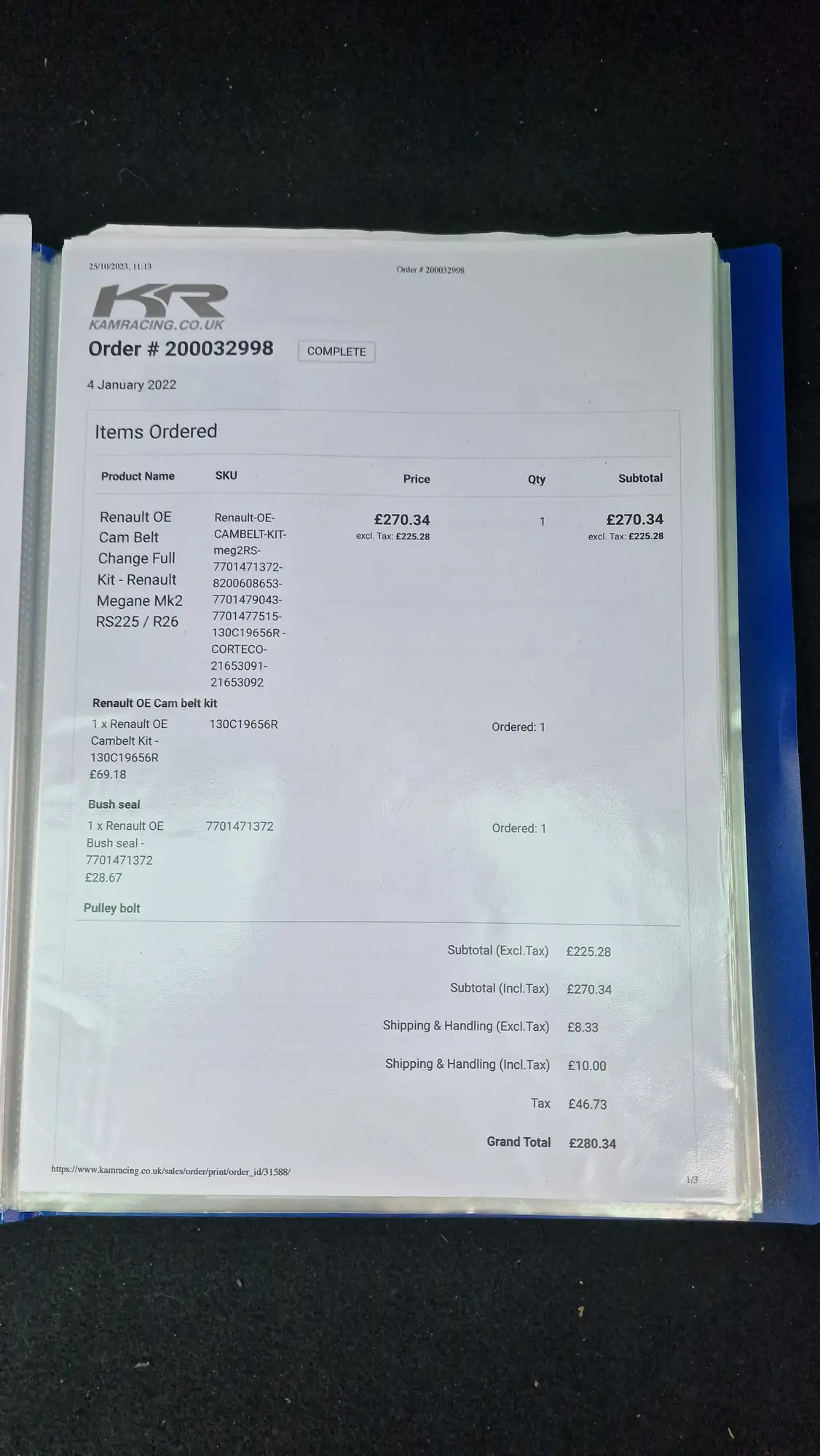2008 Renault Megane R26.R-Sold