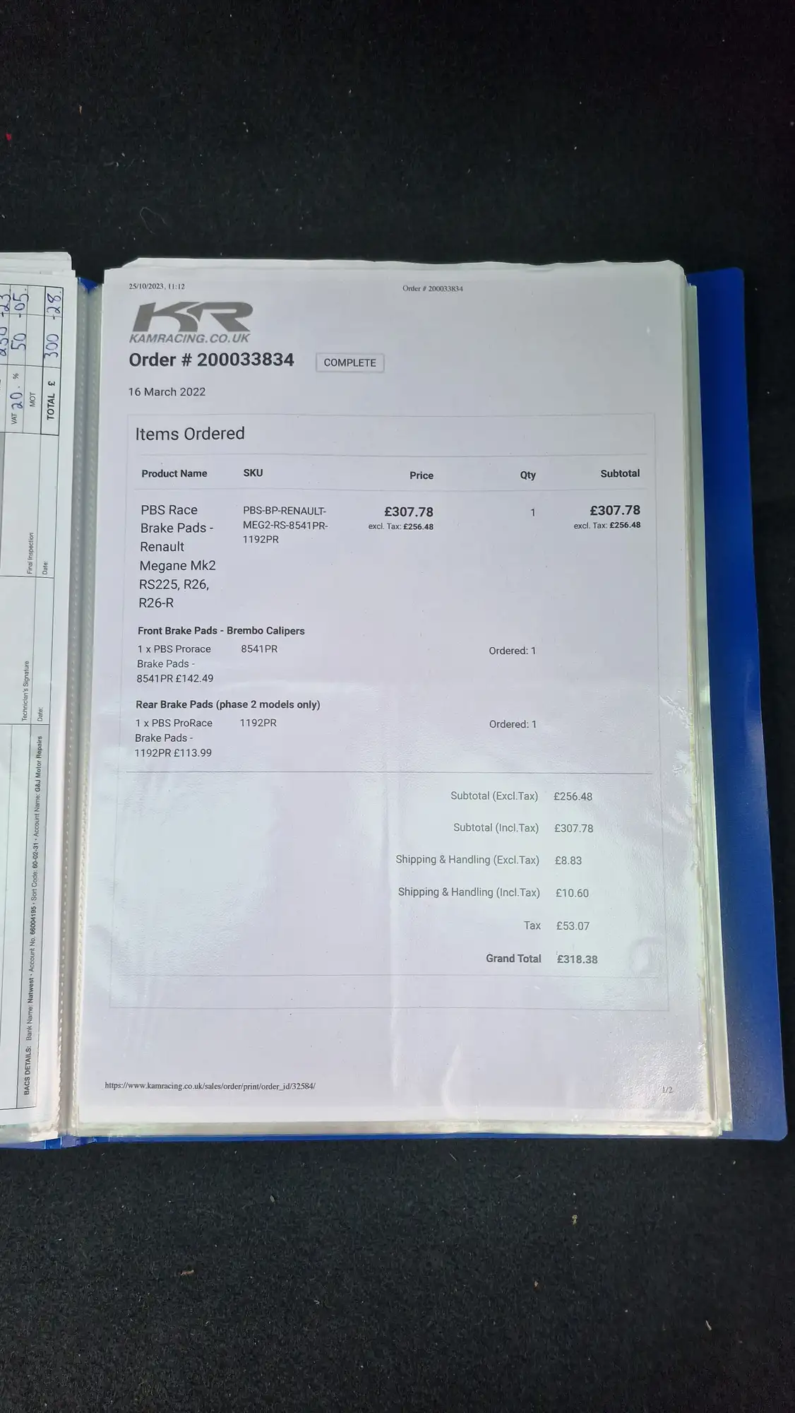 2008 Renault Megane R26.R-Sold