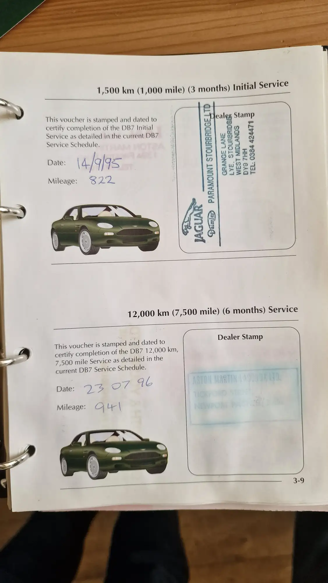 1995 Aston Martin DB7 - Manual-Sold