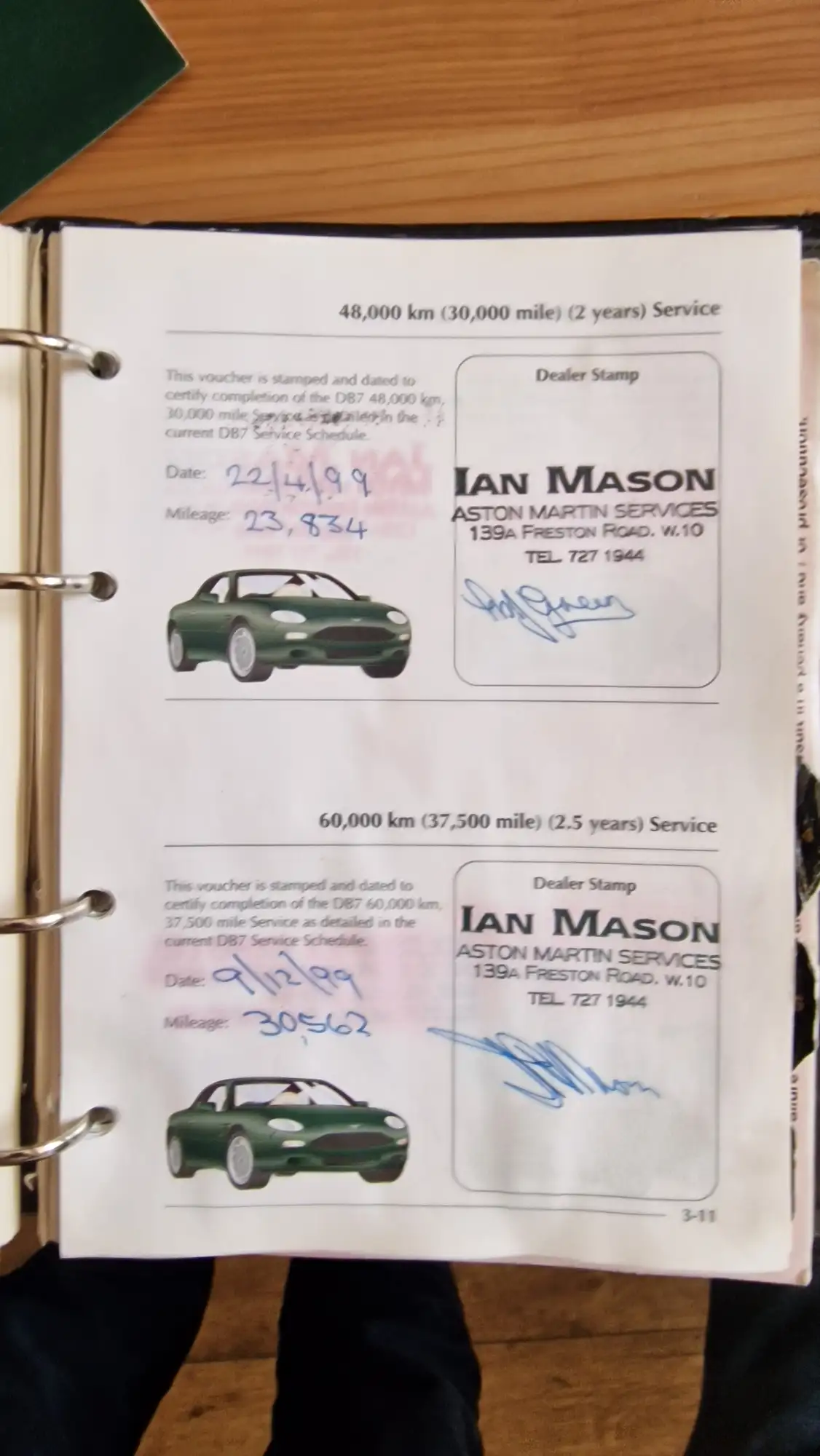 1995 Aston Martin DB7 - Manual-Sold