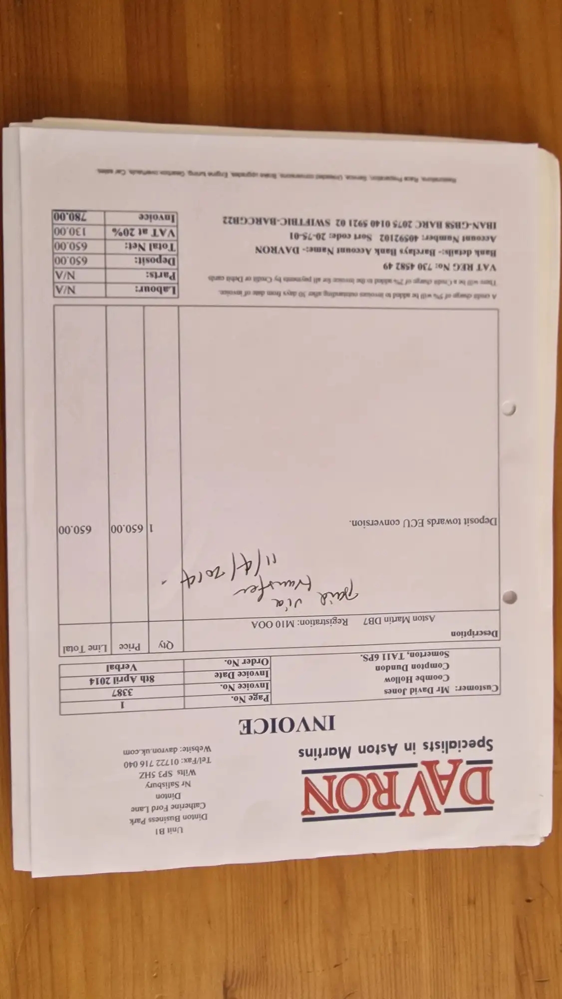 1995 Aston Martin DB7 - Manual-Sold