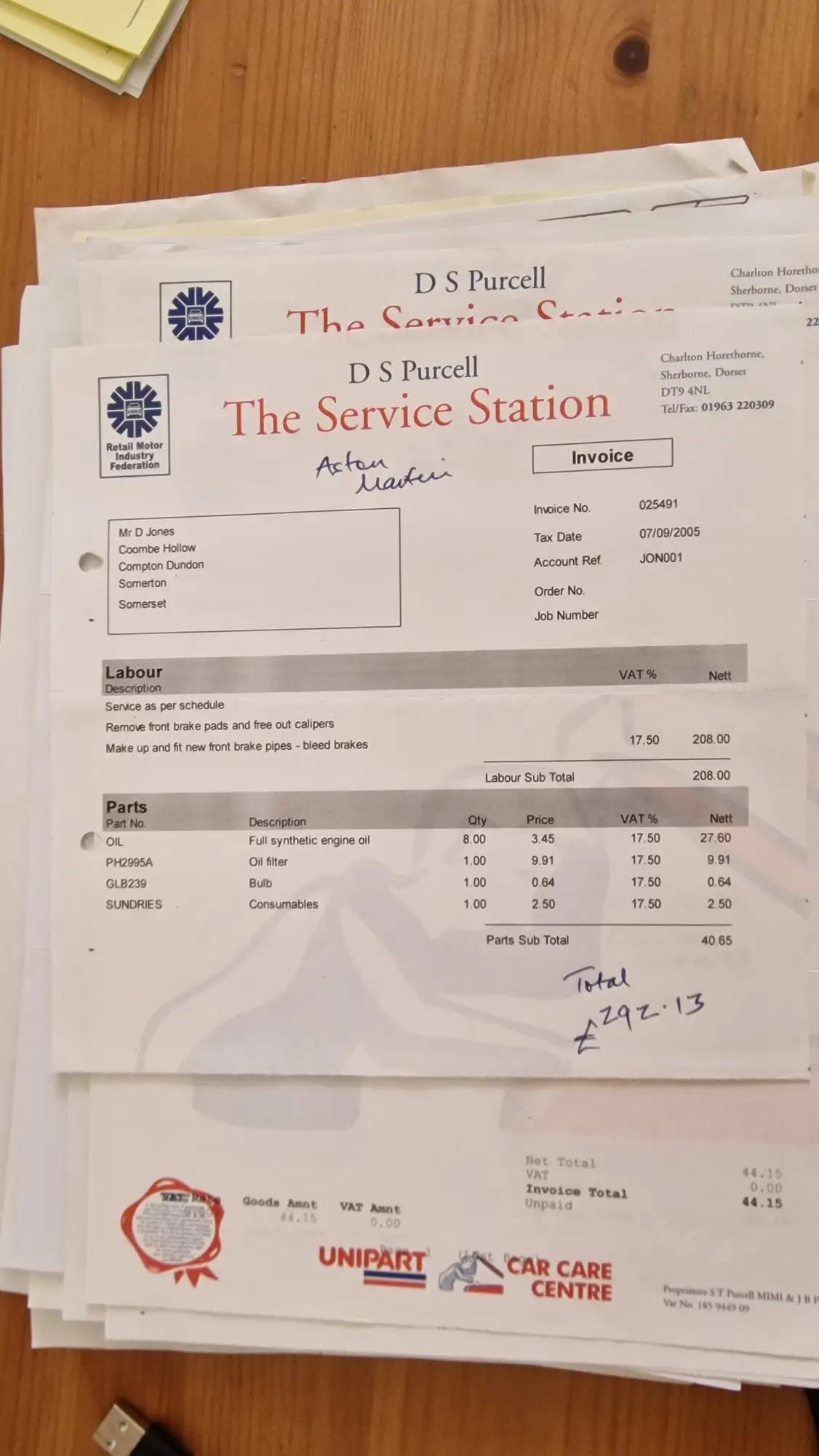 1995 Aston Martin DB7 - Manual-Sold