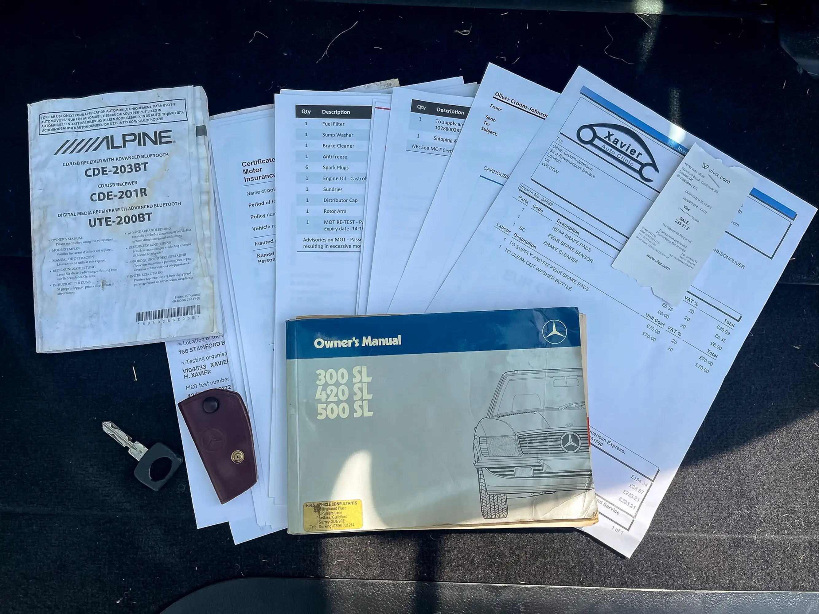 1987 Mercedes-Benz 300SL Convertible-Sold