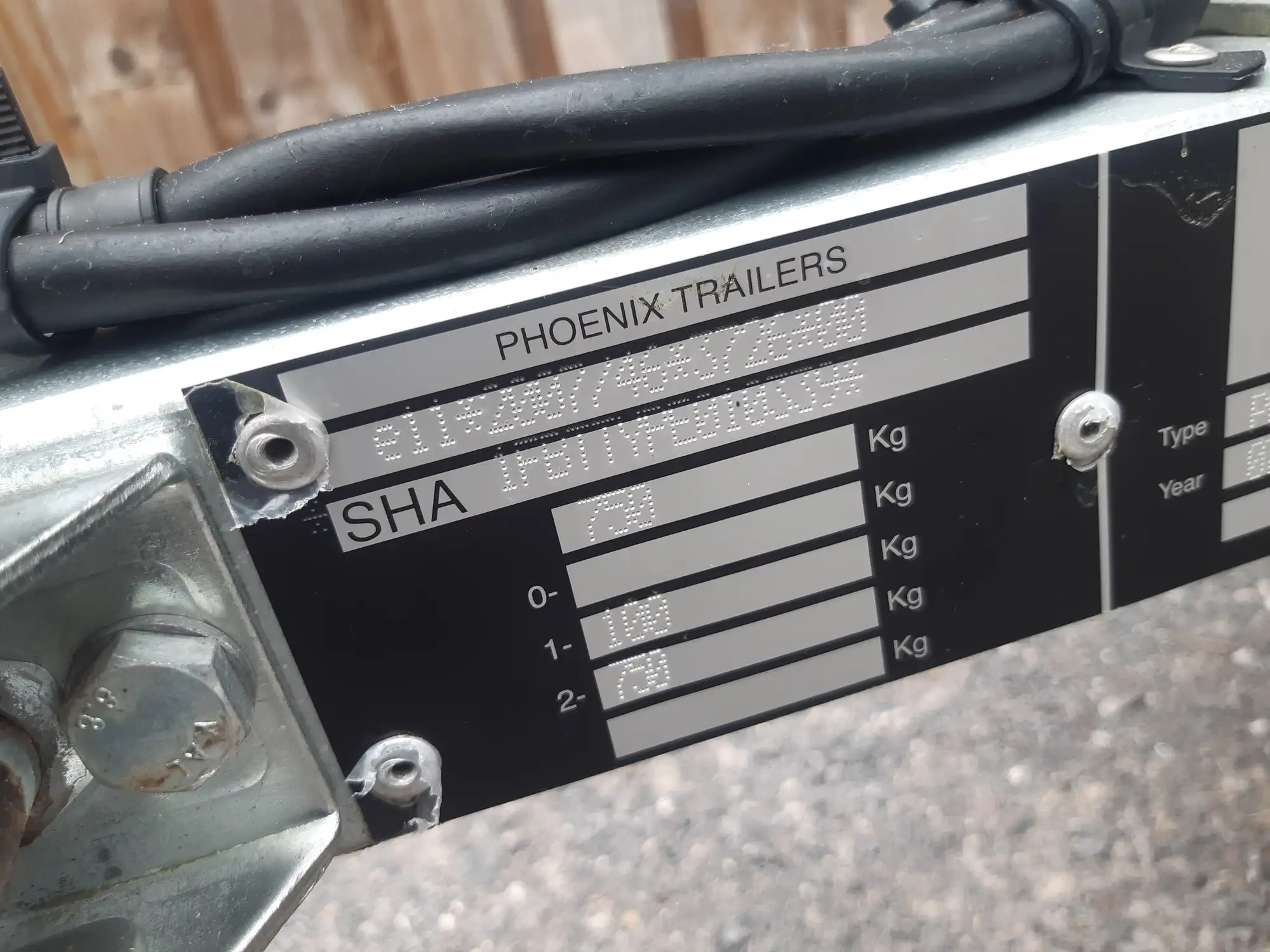Phoenix 'Fat Boy' Single Bike Folding Trailer-Sold