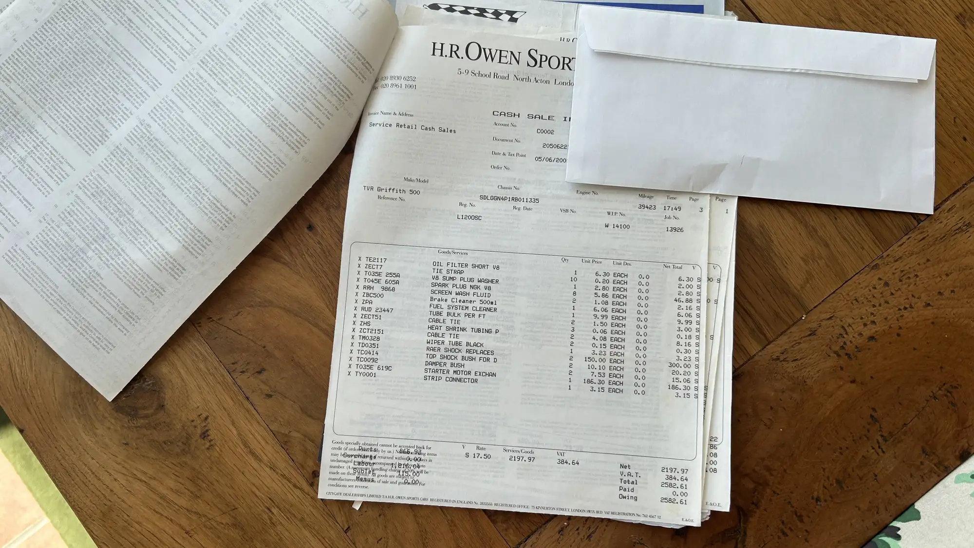 1994 TVR Griffith 400-Sold