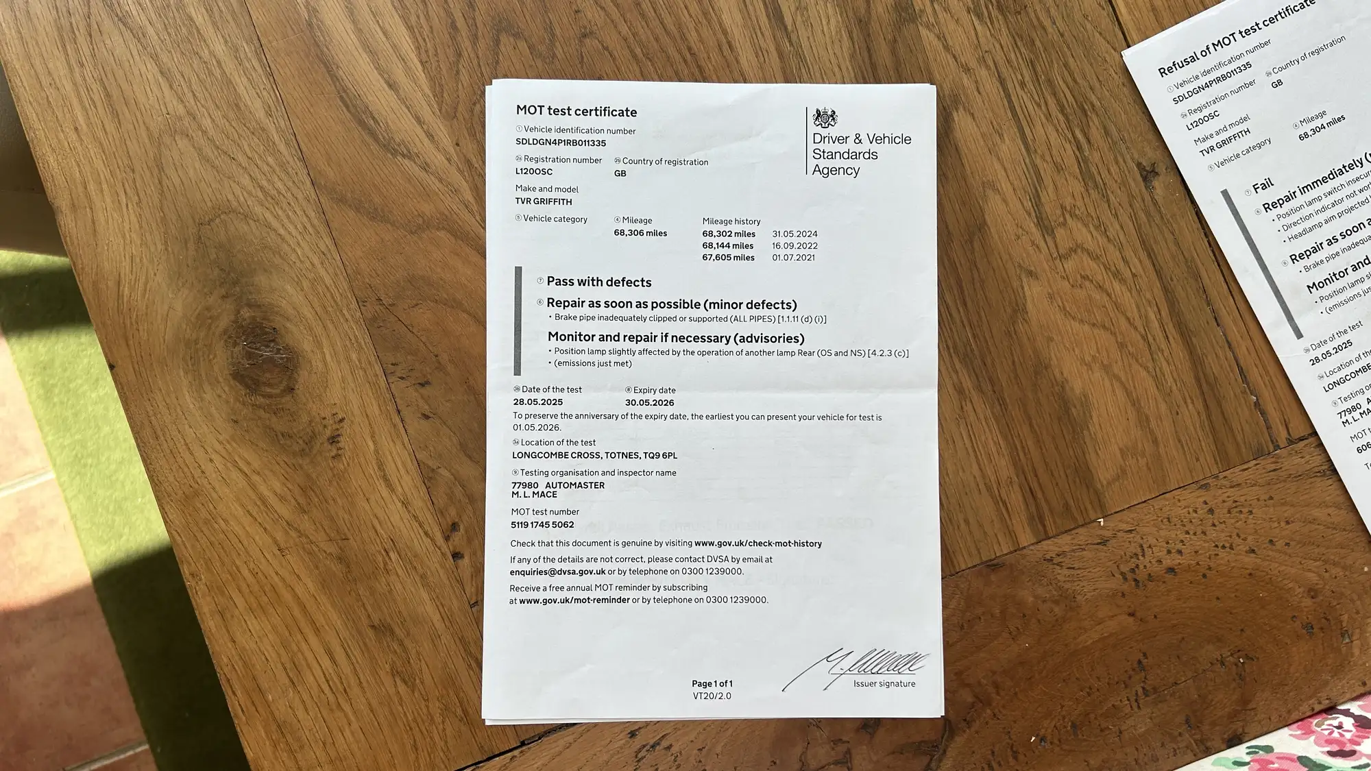 1994 TVR Griffith 400-Sold