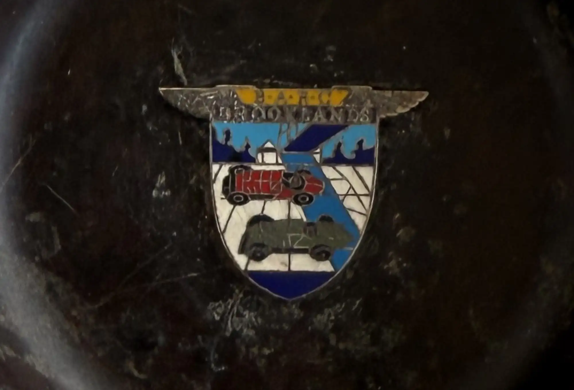 1930 Brown Bakelite Countertop Ashtray-For Sale