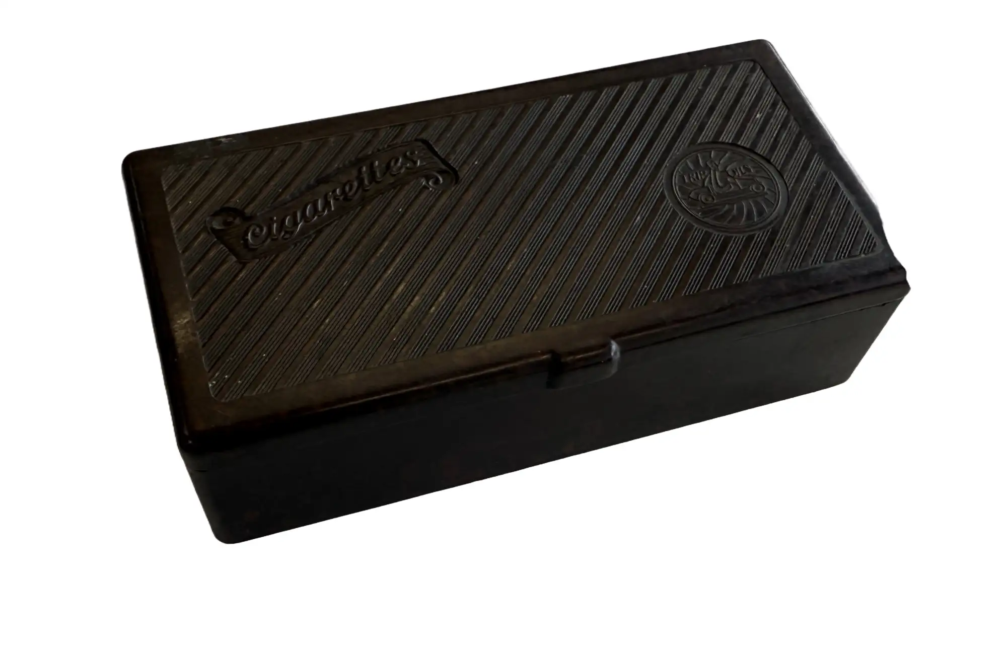 1930 Brown Bakelite Countertop Ashtray-For Sale