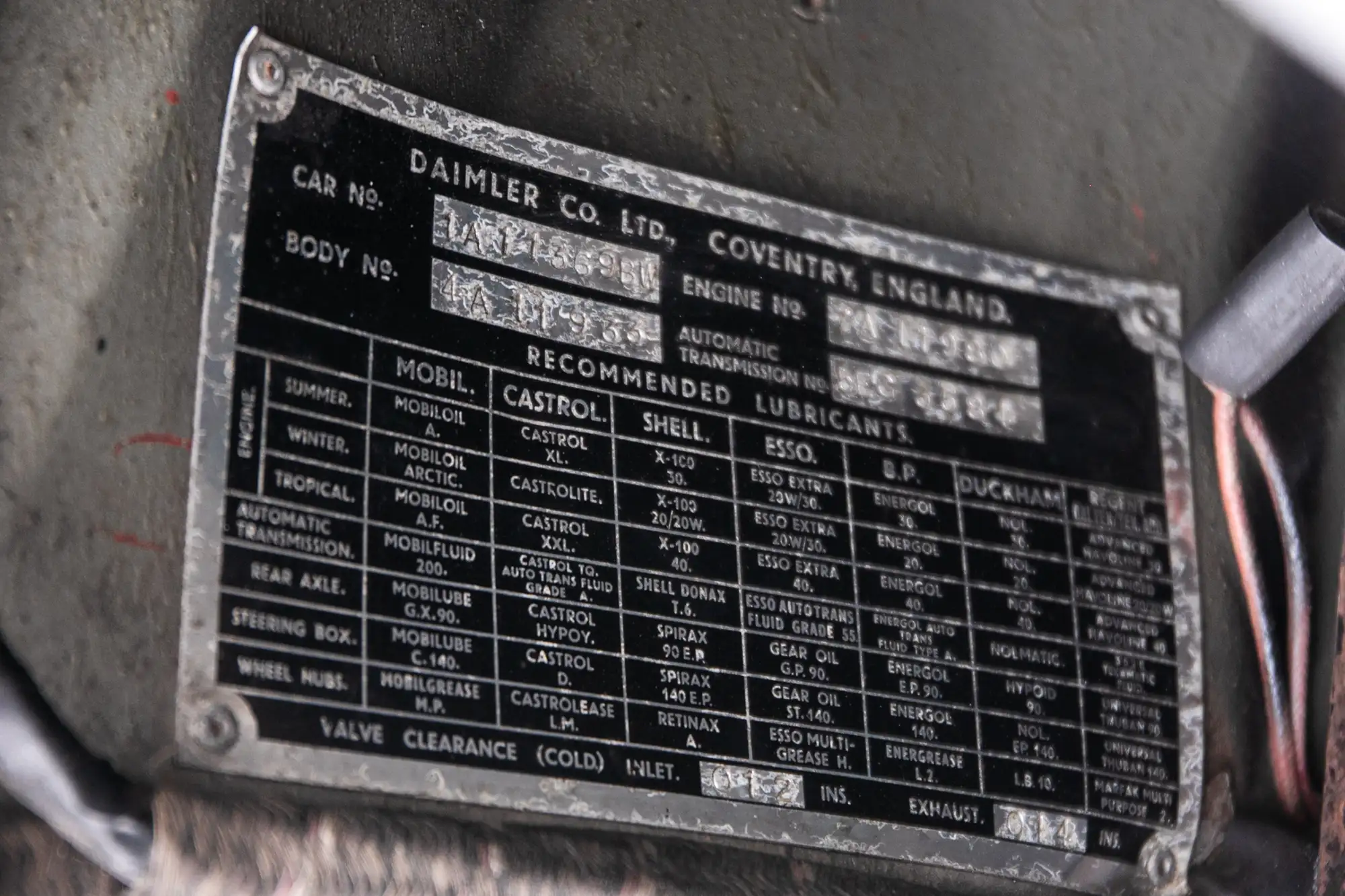 1967 Daimler 250 V8-Sold