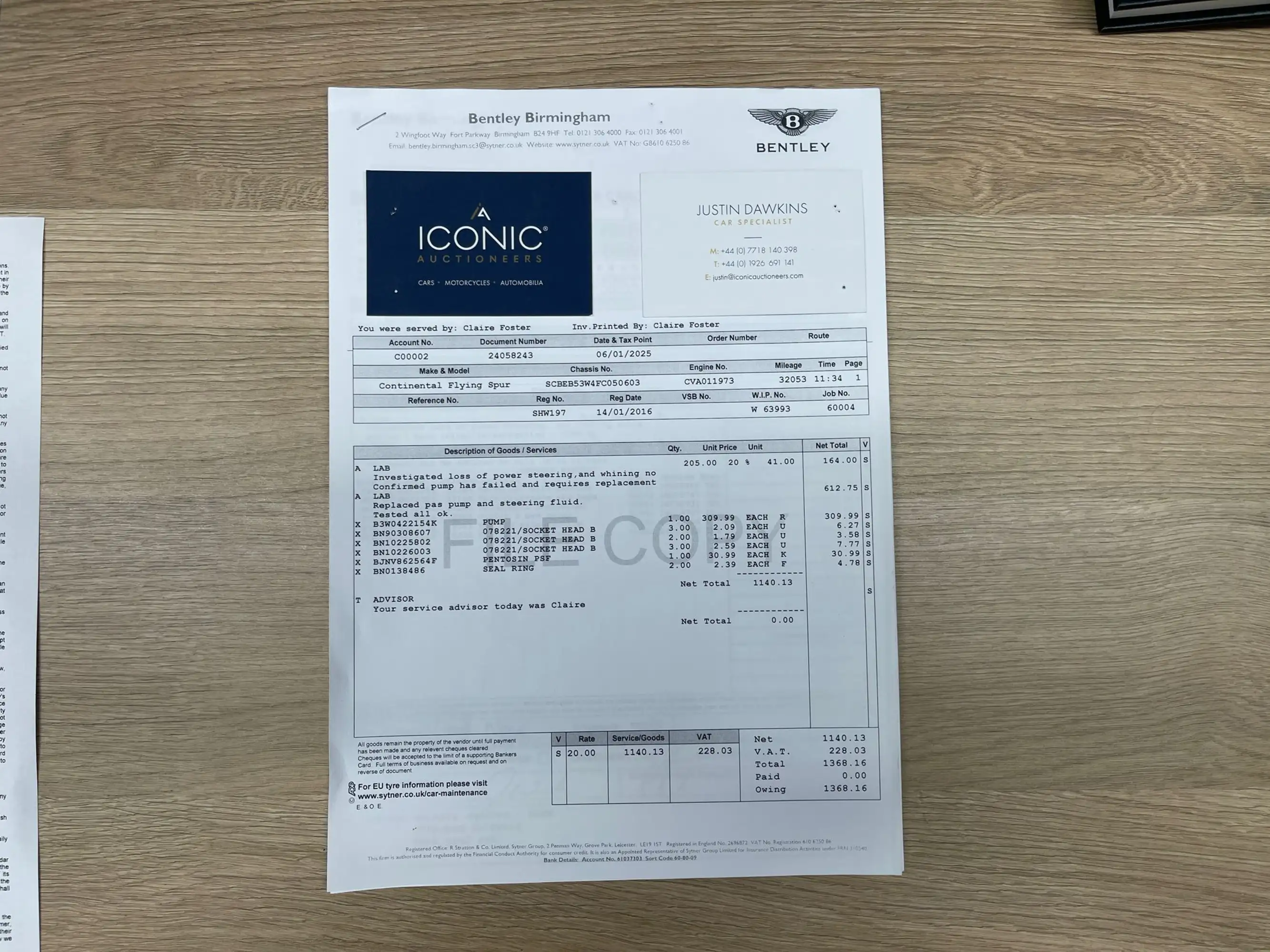 2016 Bentley Flying Spur W12`-For Sale